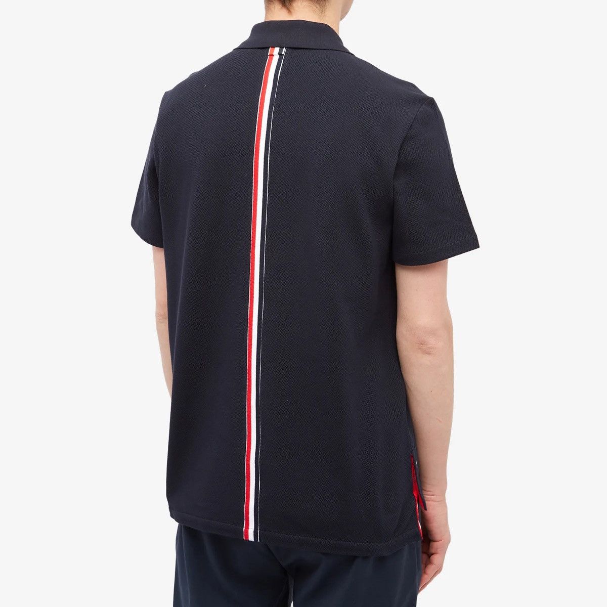 Thom Browne Thom Browne RWB Back Stripe Relaxed Fit Polo Size US L / EU 52-54 / 3 - 1 Thumbnail