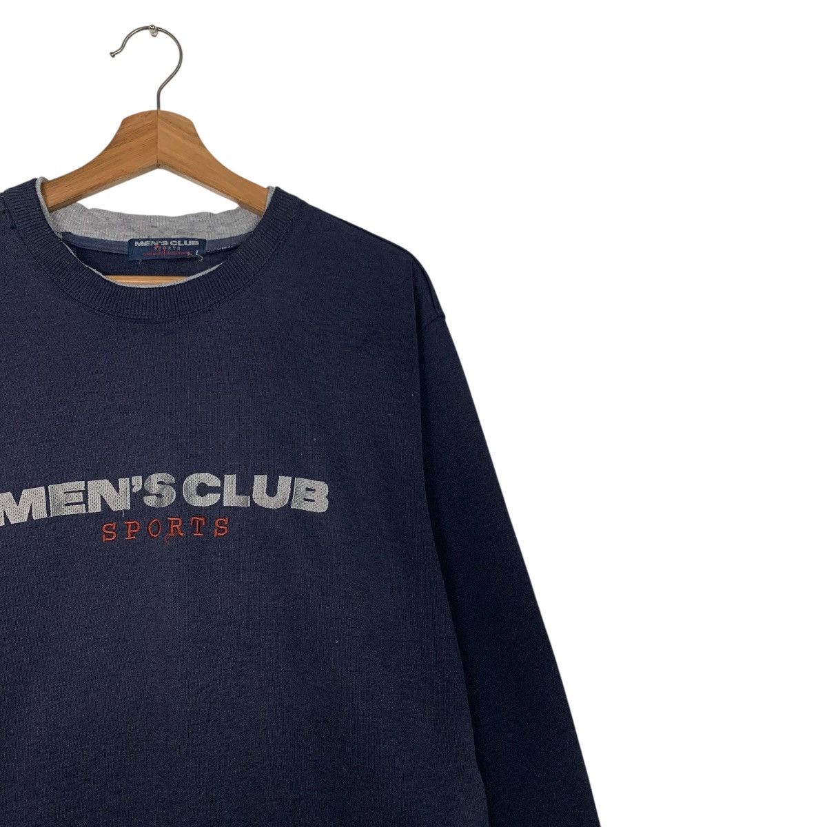 Vintage Vintage 90s MEN’S CLUB SPORTS Big Logo Sweatshirt #3542-C162 Size US L / EU 52-54 / 3 - 4 Thumbnail