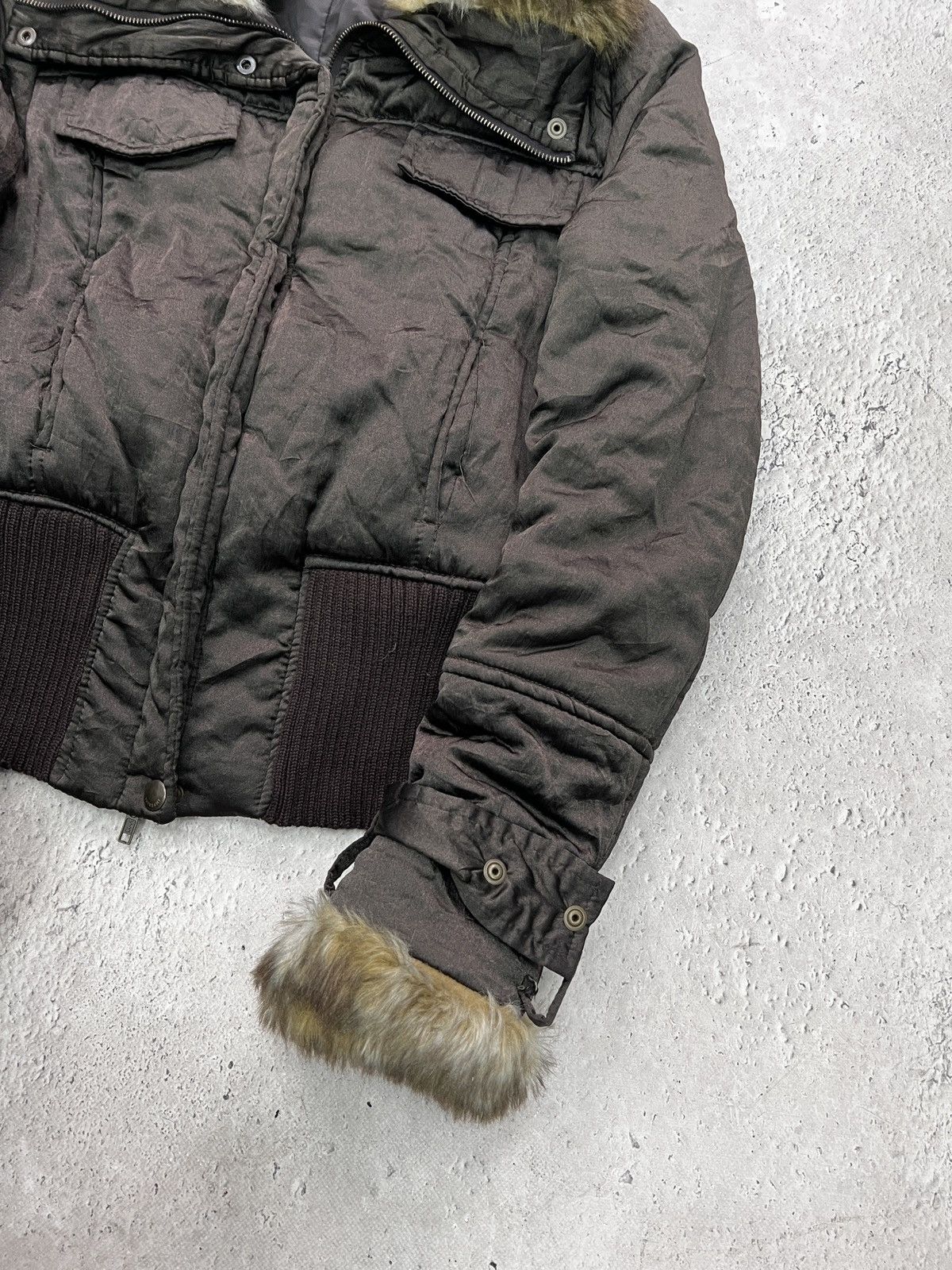 If Six Was Nine Y2k Japanese Fur collar If six was nine gothic bomber jacket Size US S / EU 44-46 / 1 - 4 Thumbnail