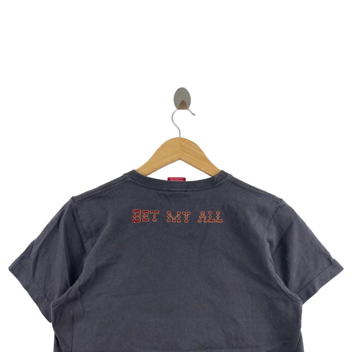 Vintage ALL OR NOTHING Bet My All Comic Strip Tee Shirt Top Movie Size US XS / EU 42 / 0 - 4 Thumbnail
