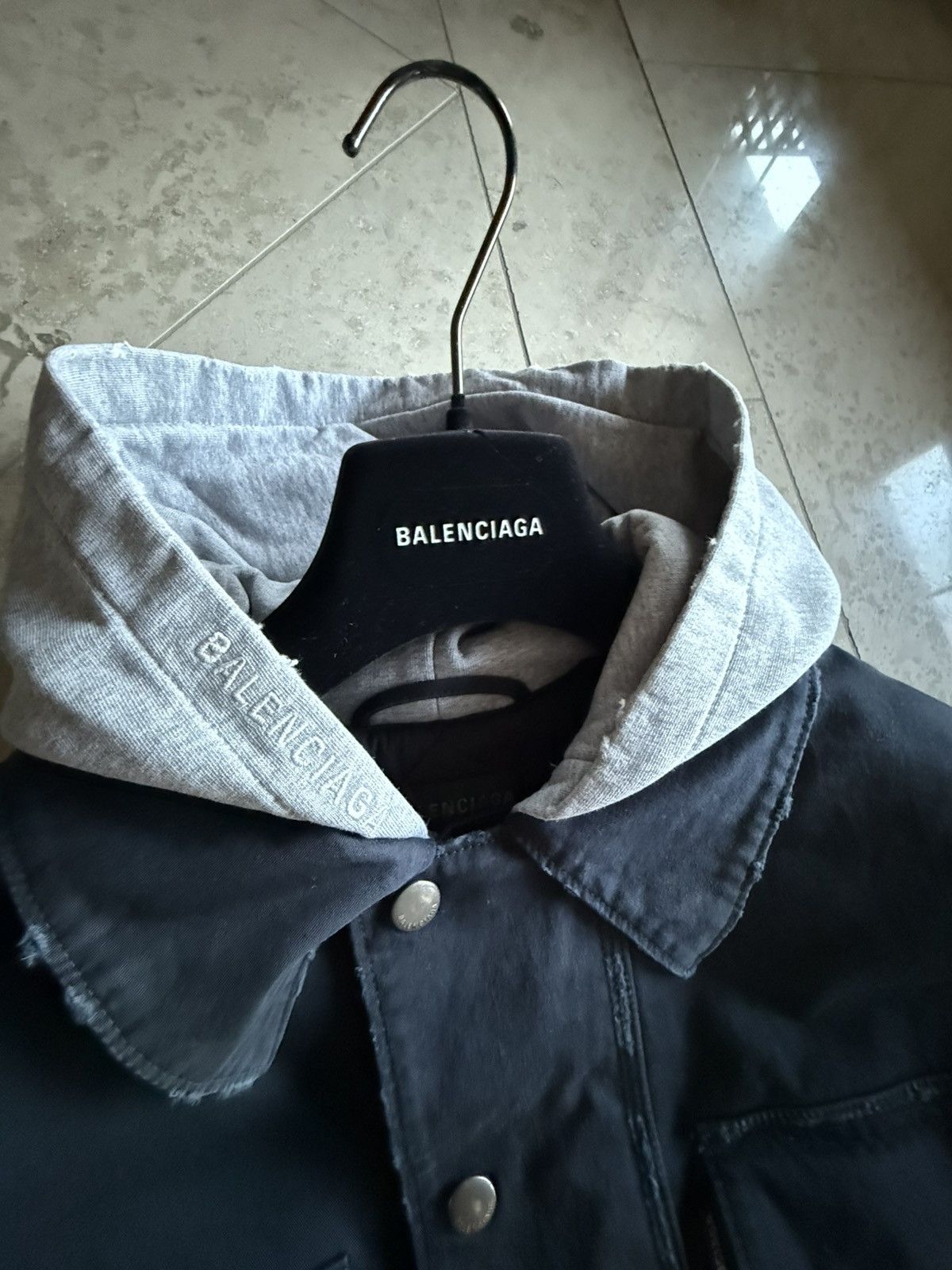 Balenciaga FW23 $3.5k 🤑 Balenciaga double B workwear jacket coat parka Size US L / EU 52-54 / 3 - 12 Thumbnail