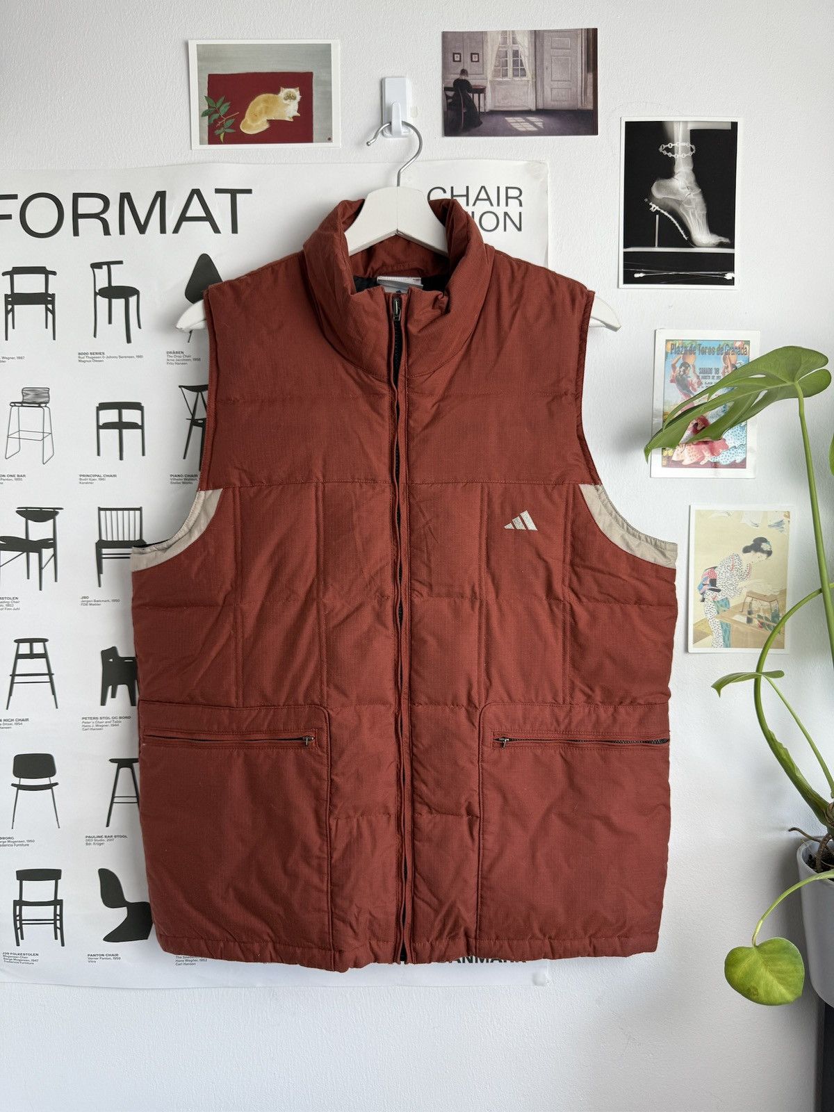 Adidas × Vintage Adidas small logo puffer vest gilet S blockcore streetwear Size US S / EU 44-46 / 1 - 1 Thumbnail