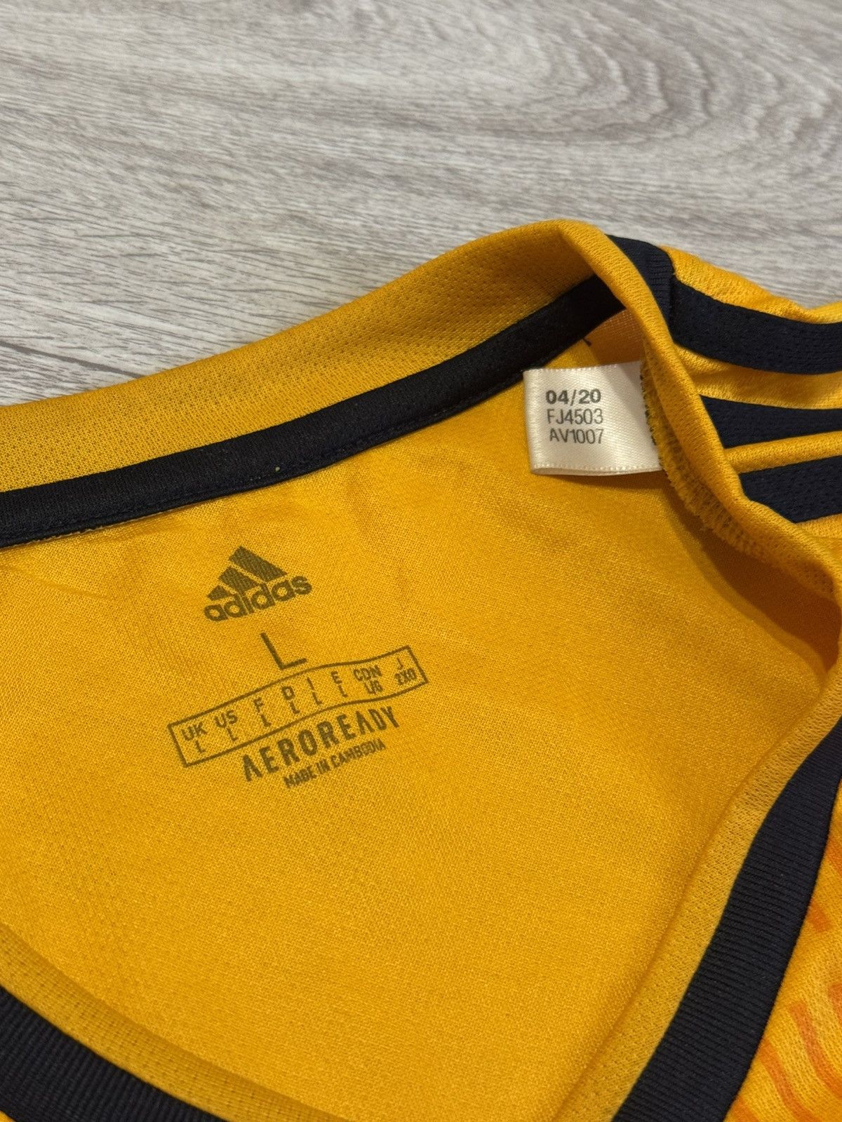 Adidas 🔷Adidas Wolverhampton 2020/21 Soccer jersey🔷 Size US L / EU 52-54 / 3 - 5 Thumbnail