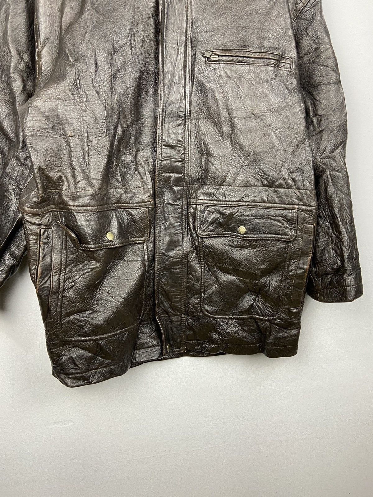 Japanese Brand × Vintage Special Leather D Homme Jacket Size US L / EU 52-54 / 3 - 4 Thumbnail