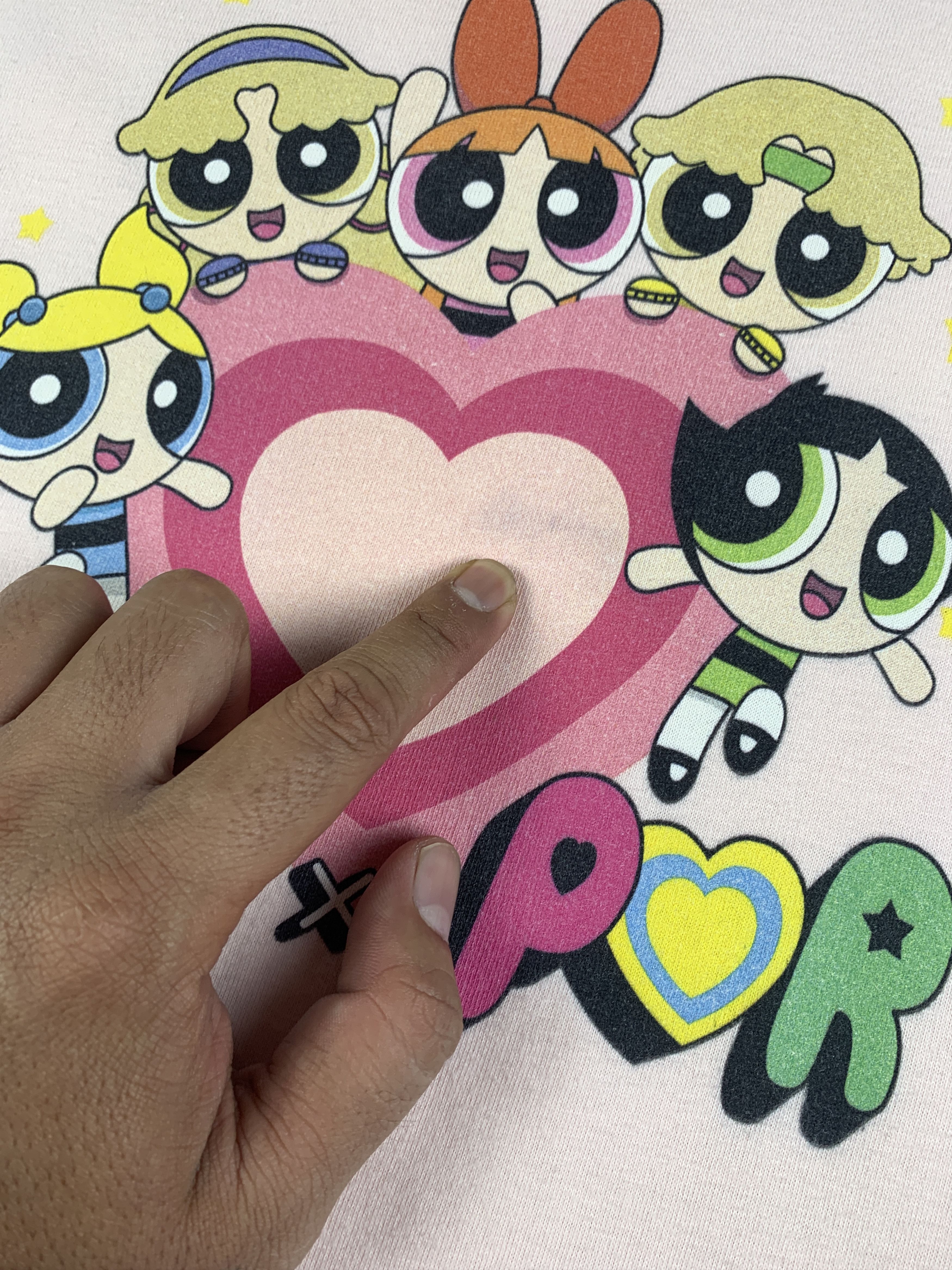 Cartoon Network The Power Puff Girl Soft Pink Tee (L) Size US L / EU 52-54 / 3 - 5 Thumbnail