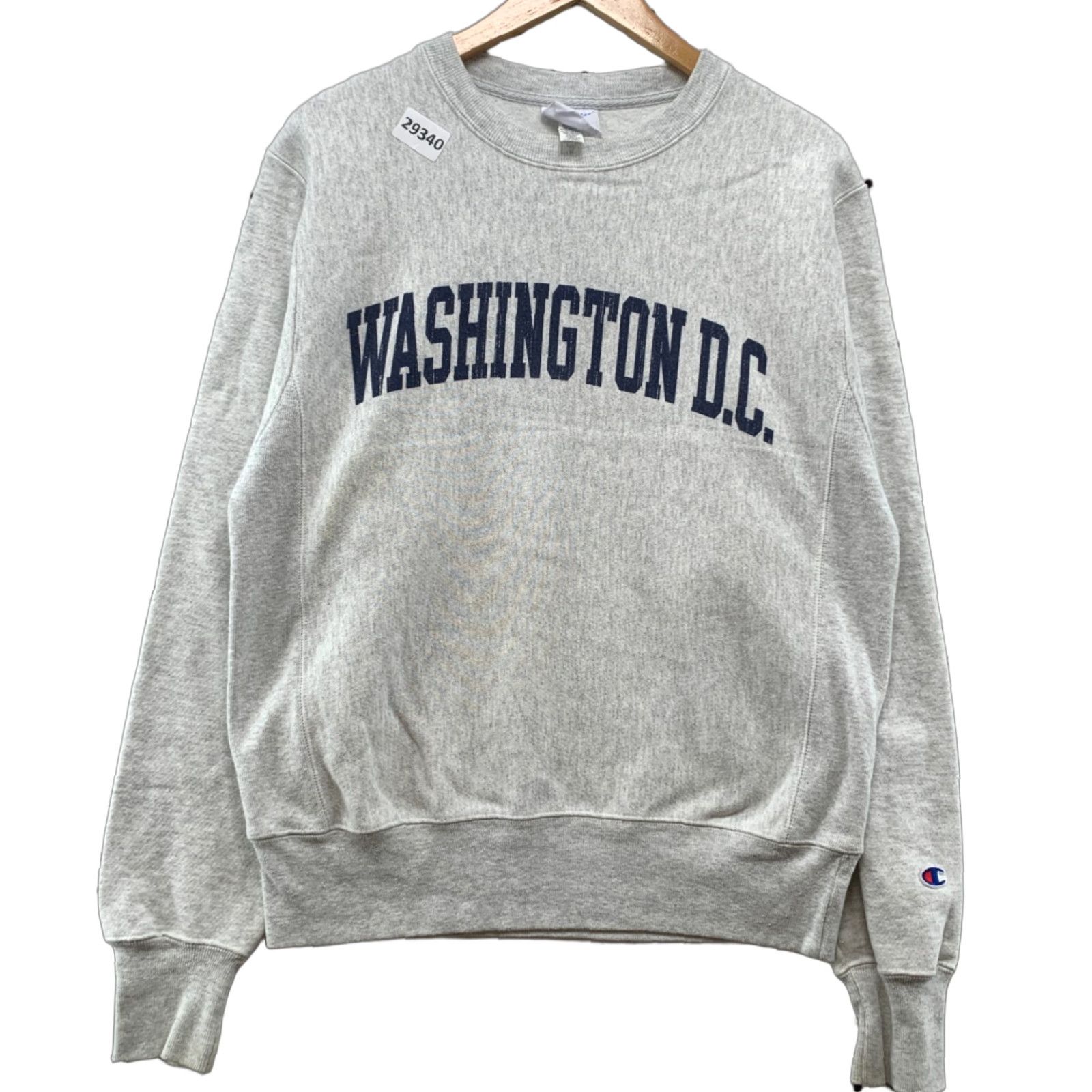 Champion VINTAGE Champion Washington DC Sweatshirt Mens Small Gray Reverse Weave Crewneck Size US S / EU 44-46 / 1 - 1 Thumbnail
