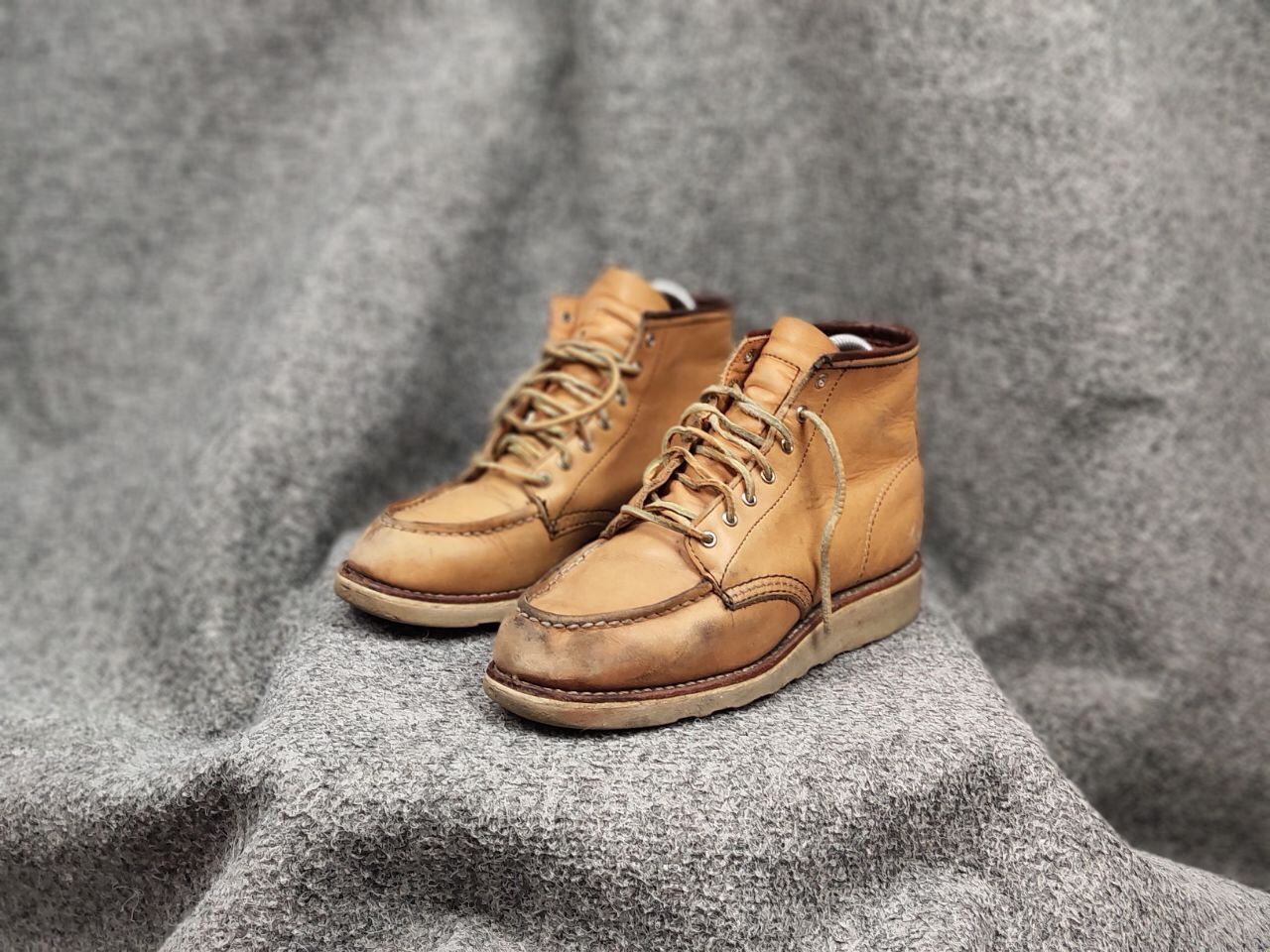 Red Wing Vintage Red Wing Moc Toe 3374 Faded Leather Boots Shoes Size US 5 / EU 37 - 11 Thumbnail