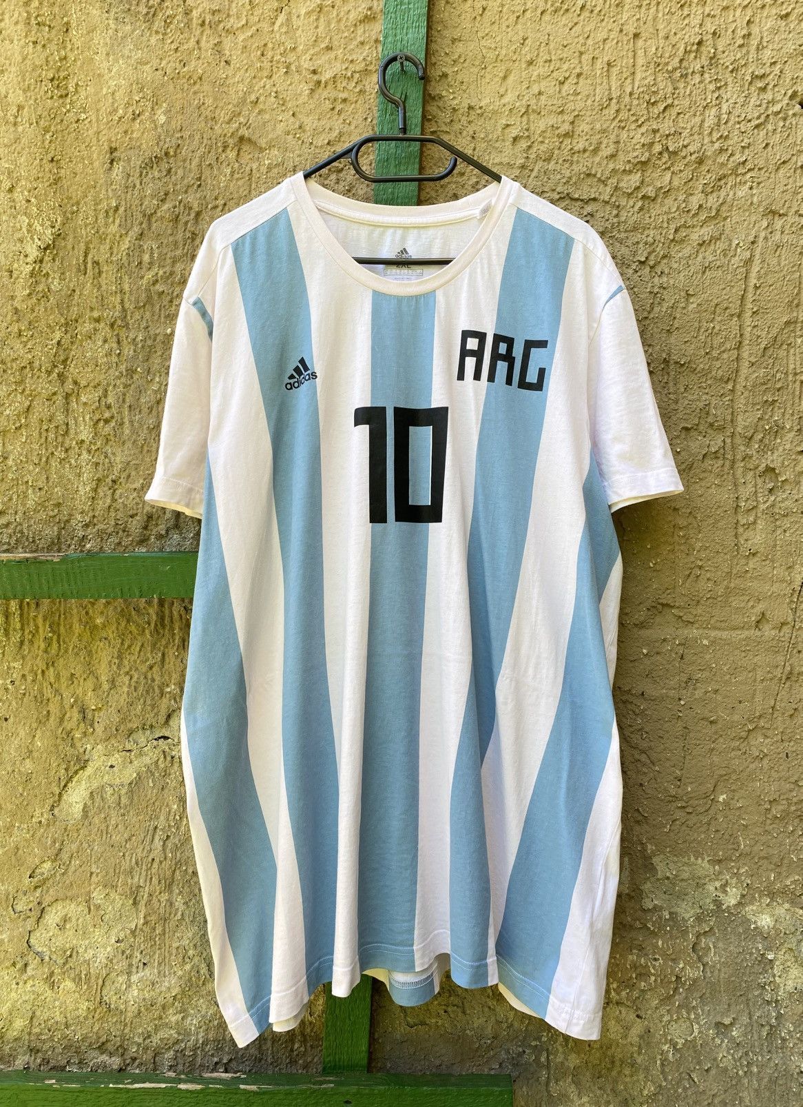 Adidas Argentina 2018 Messi 10 Shrit Adidas Soccer Jersey France Size US XXL / EU 58 / 5 - 3 Thumbnail
