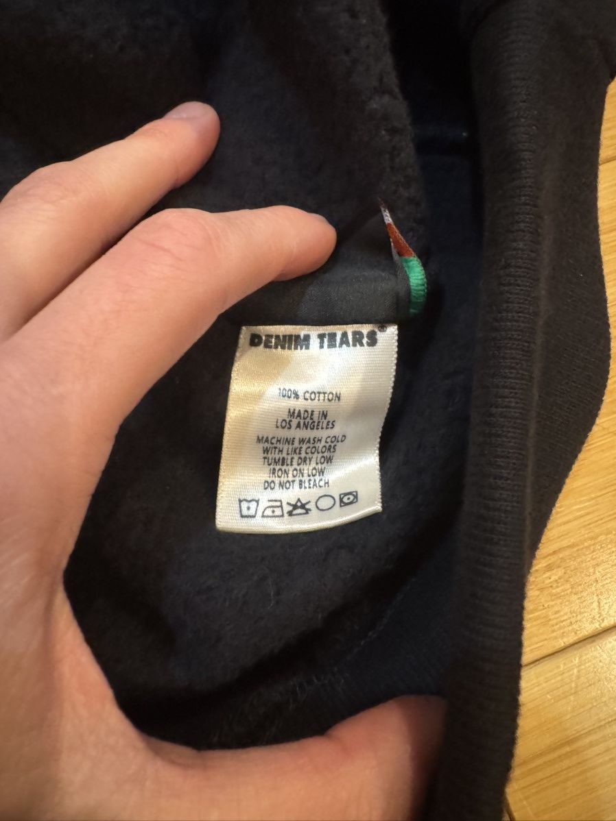 DENIM TEARS DENIM TEARS x HARDIES Tears First Wreath Hoodie - SIZE XS Size US XS / EU 42 / 0 - 7 Thumbnail