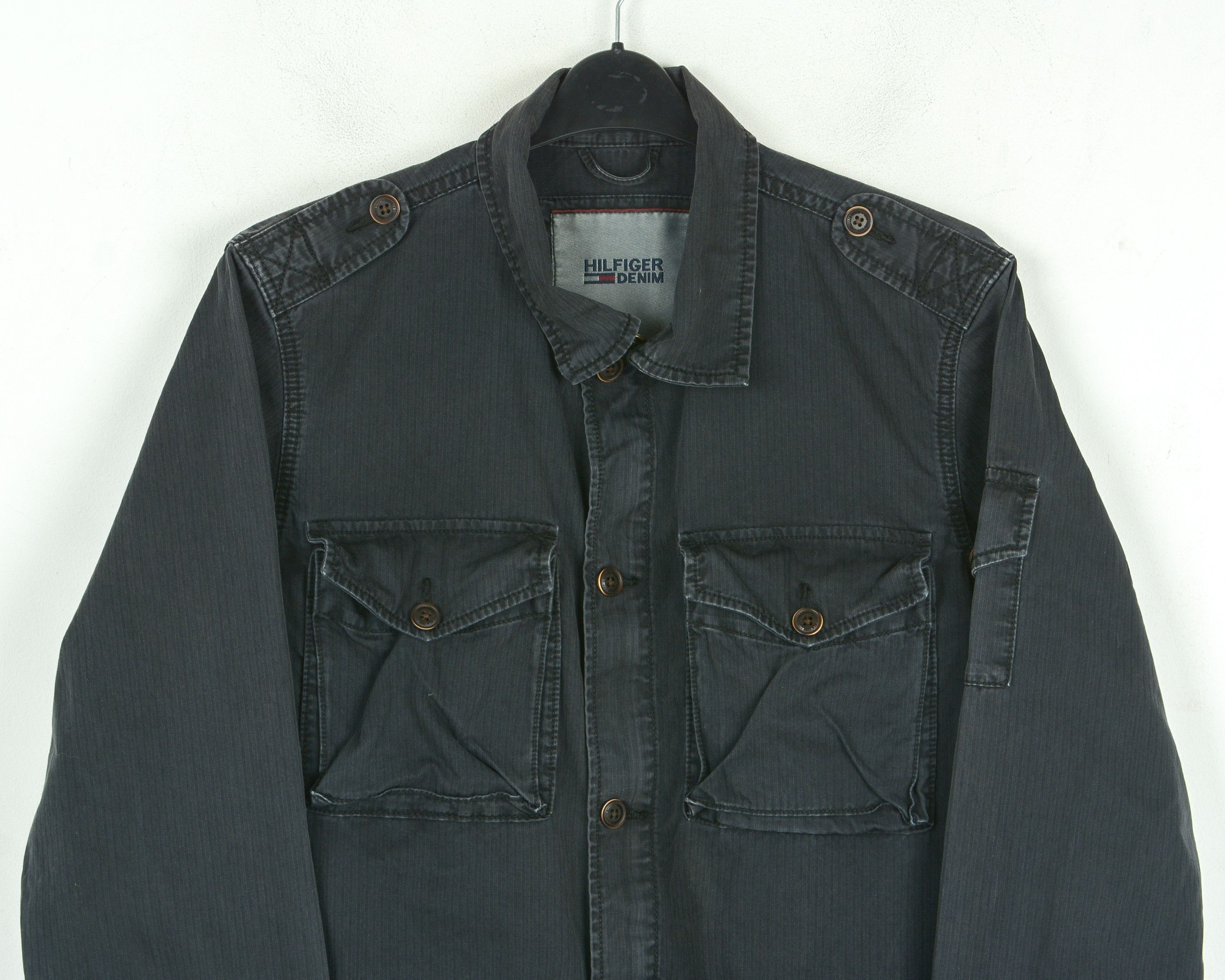 Tommy Hilfiger 2XL Field Jacket Coat Windbreaker Streetwear Zip Up Grey Top Size US XXL / EU 58 / 5 - 2 Thumbnail