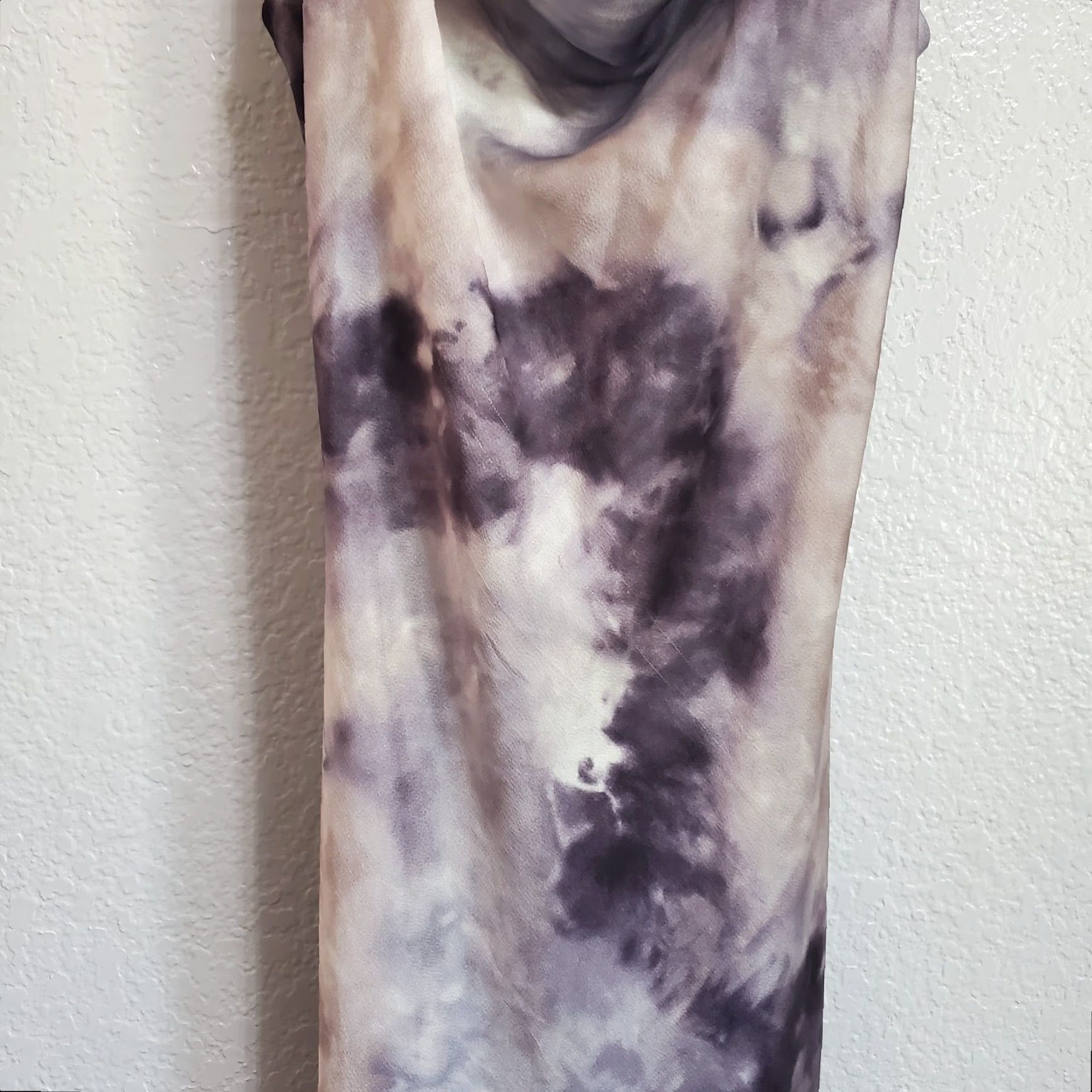 superdown VINTAGE Superdown Revolve Krystal Slit Maxi Dress Women S Grey Tie Dye Sleeveless Slip Size S / US 4 / IT 40 - 7 Thumbnail