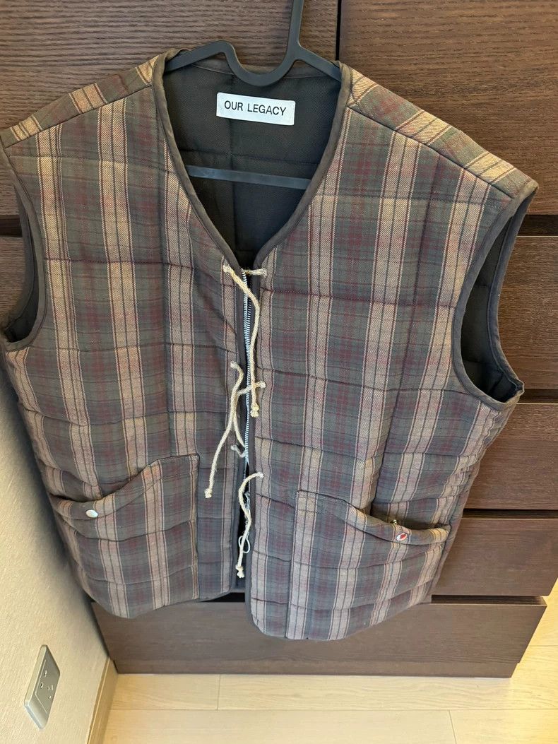 Our Legacy Our Legacy size50 Grain filled cotton vest Size US M / EU 48-50 / 2 - 2 Thumbnail