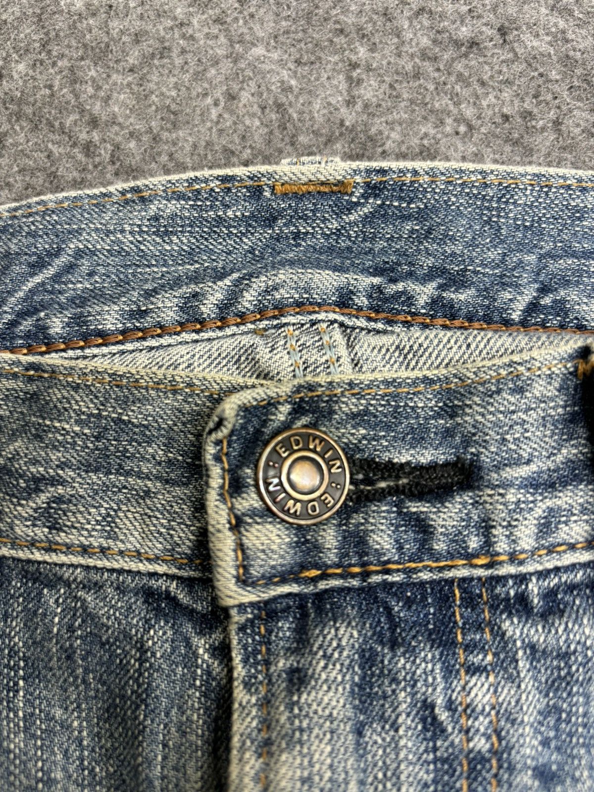 BORO Denim 💥Boro Style💥Flare Edwin Archival Boro Patchwork Denim F481 Size US 32 / EU 48 - 10 Thumbnail