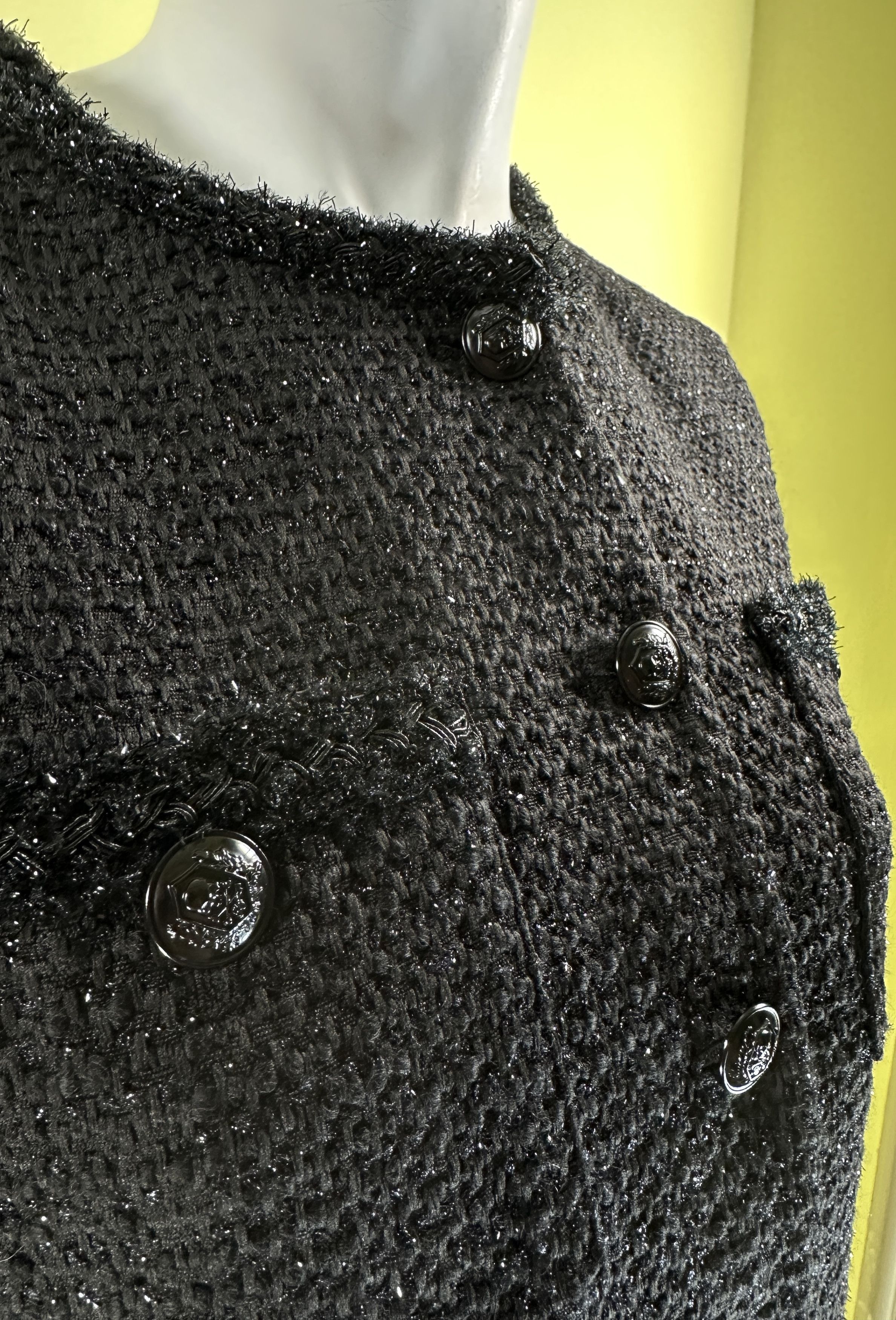 The Kooples Tweed black dress Size S / US 4 / IT 40 - 5 Thumbnail