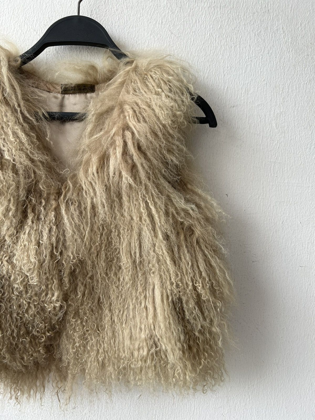 GOA GOA Sheep Fur Vest Size ONE SIZE - 5 Thumbnail