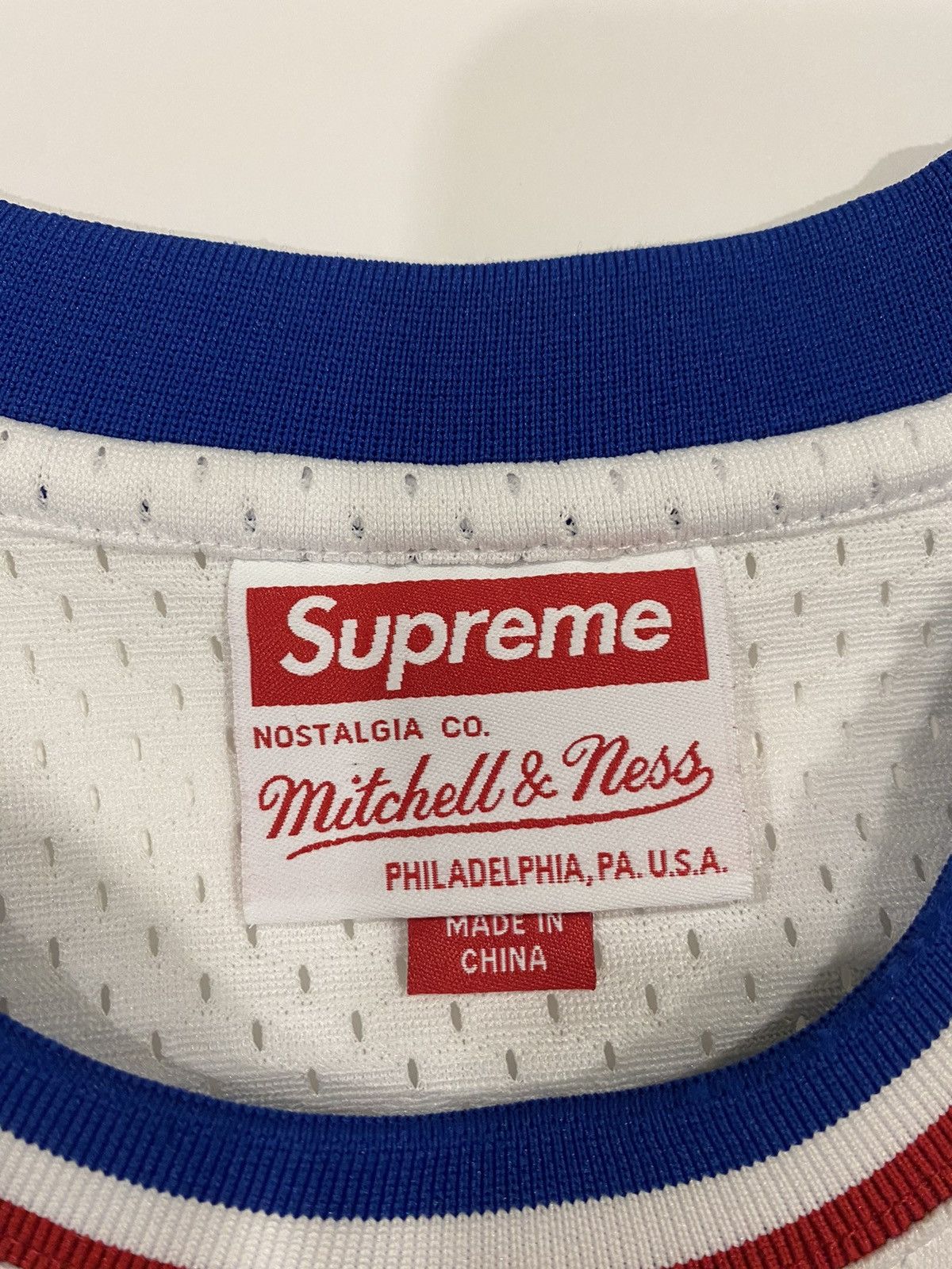 Mitchell & Ness × Supreme Supreme Mitchell & Ness Basketball Jersey Size US M / EU 48-50 / 2 - 10 Thumbnail