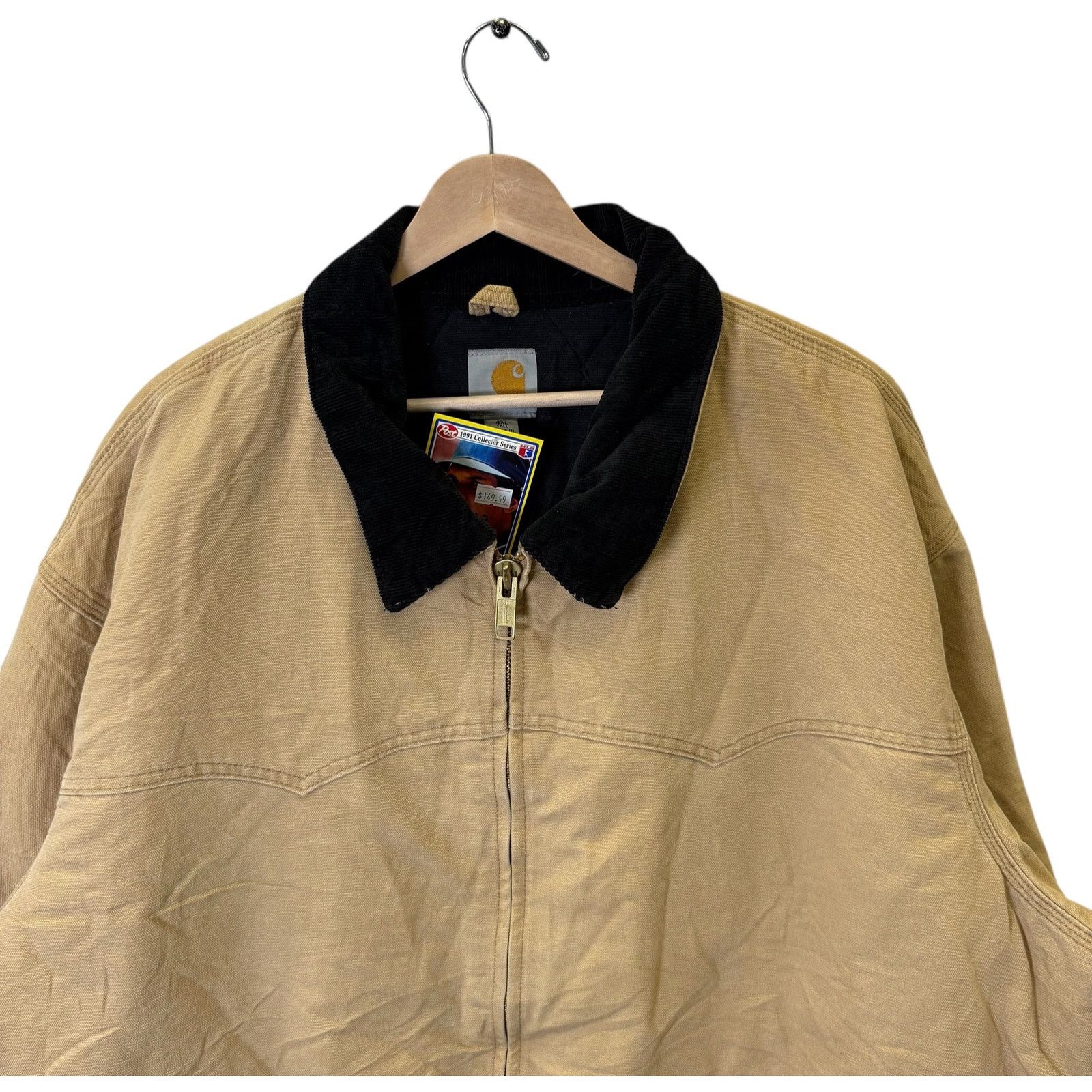 Carhartt Vintage Carhartt Santa Fe Full Zip Workwear Jacket 4XL Tall Size US XXL / EU 58 / 5 - 2 Thumbnail