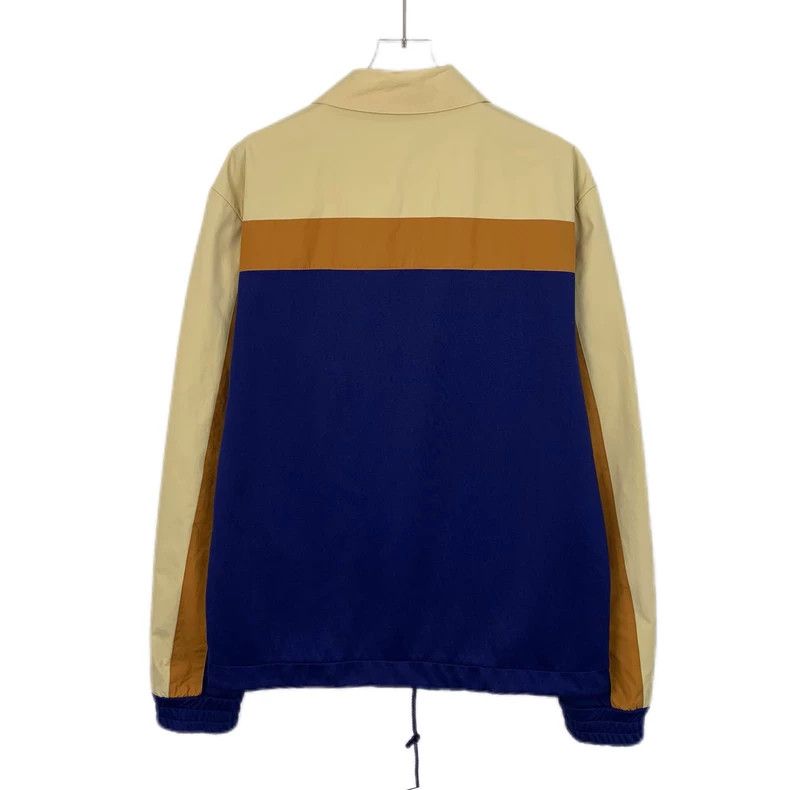 Gucci Gucci Color-blocked logo cotton lapel zipper jacket 2504-Ne Size US L / EU 52-54 / 3 - 2 Thumbnail
