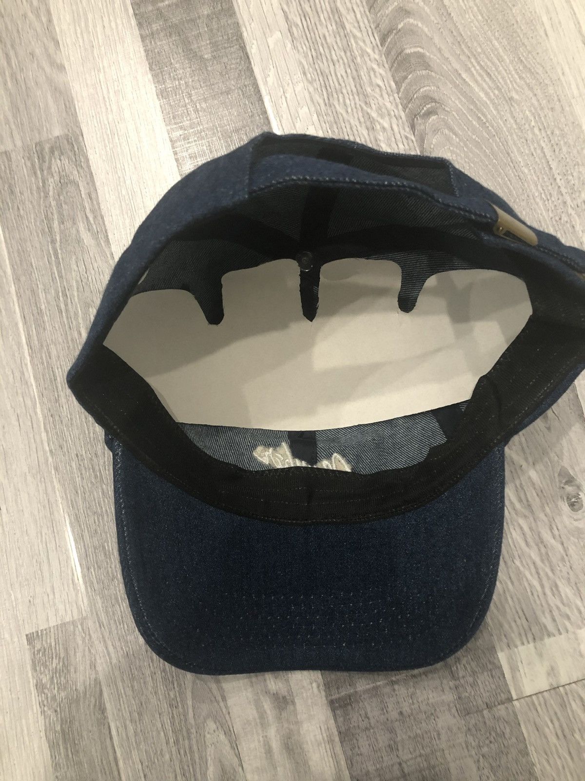 Number (N)ine × STUDIOUS Nimber (N)ine x Studious Denim 6 Panel Baseball Cap Size ONE SIZE - 5 Thumbnail