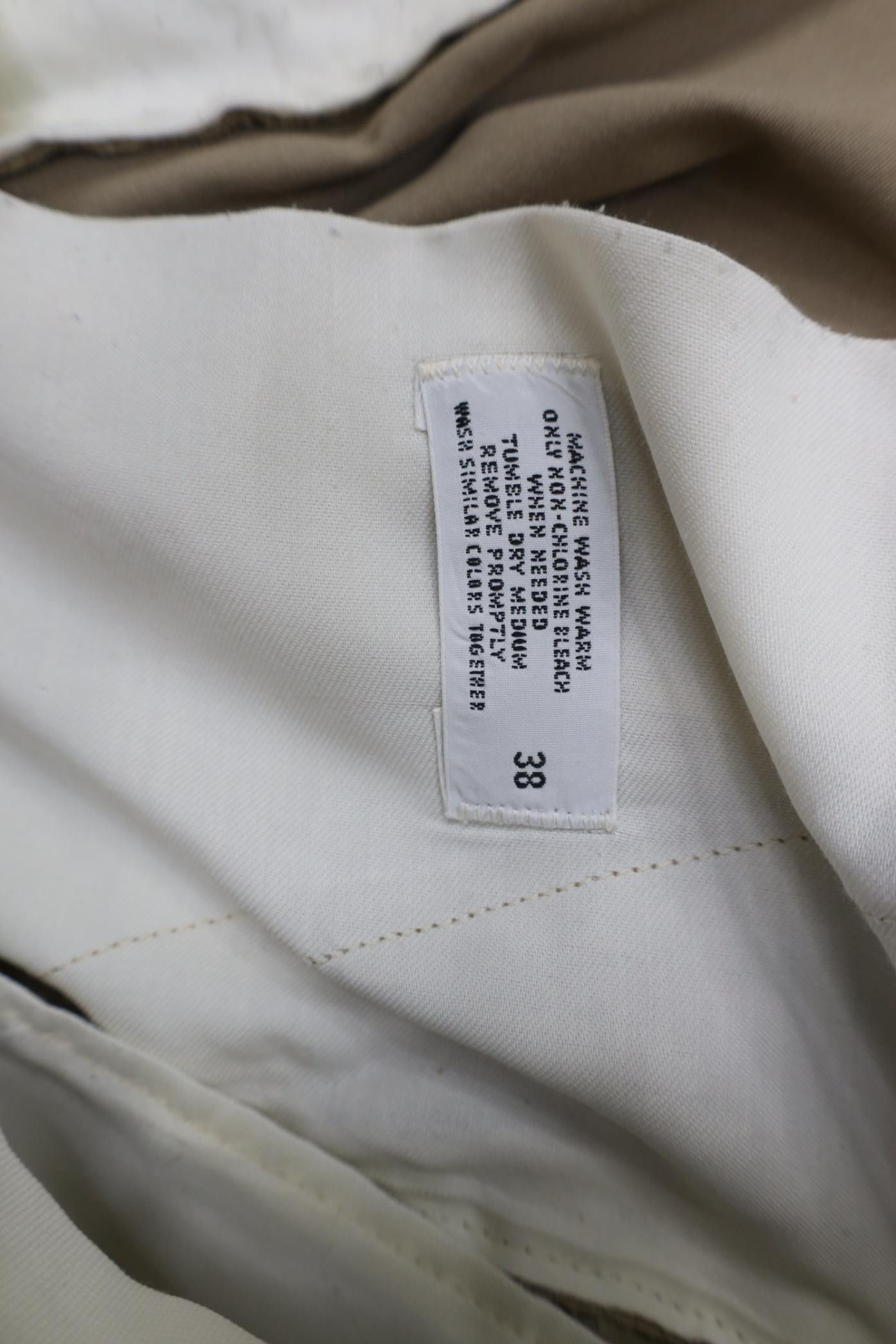 Orvis Vintage 70s Orvis Flared Wide Leg Chino Pants Beige USA Size US 38 / EU 54 - 11 Thumbnail