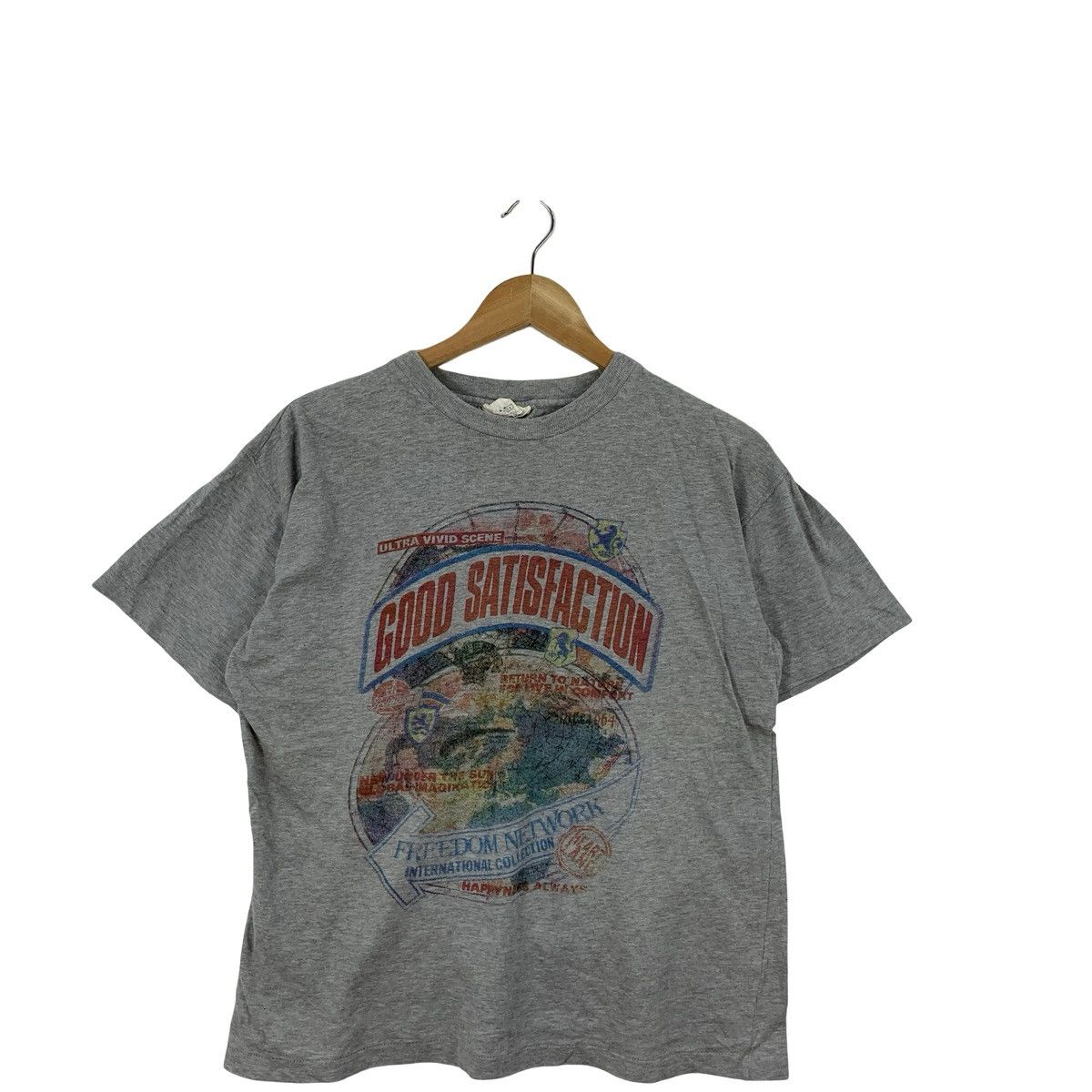 Vintage Vintage GENERATE Good Satisfaction Freedom Network Size US L / EU 52-54 / 3 - 4 Thumbnail