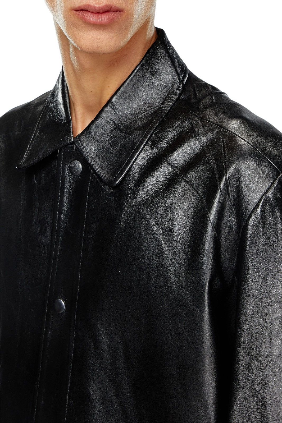Diesel Diesel L-CORDIER Coated leather Coat Size US M / EU 48-50 / 2 - 4 Thumbnail