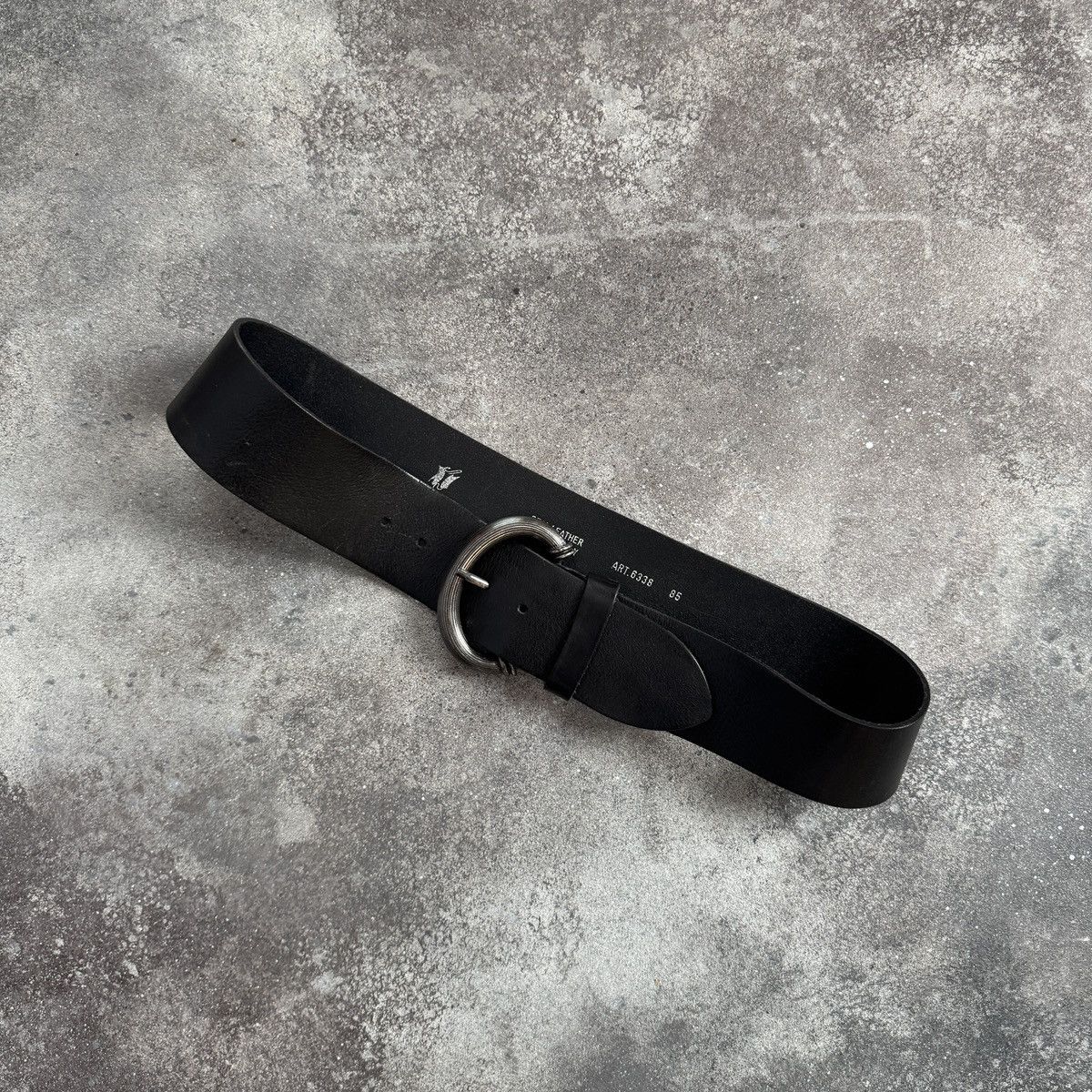 Hysteric Glamour Avant Garde Archive Real Leather Wide Statement Belt Size ONE SIZE - 4 Thumbnail