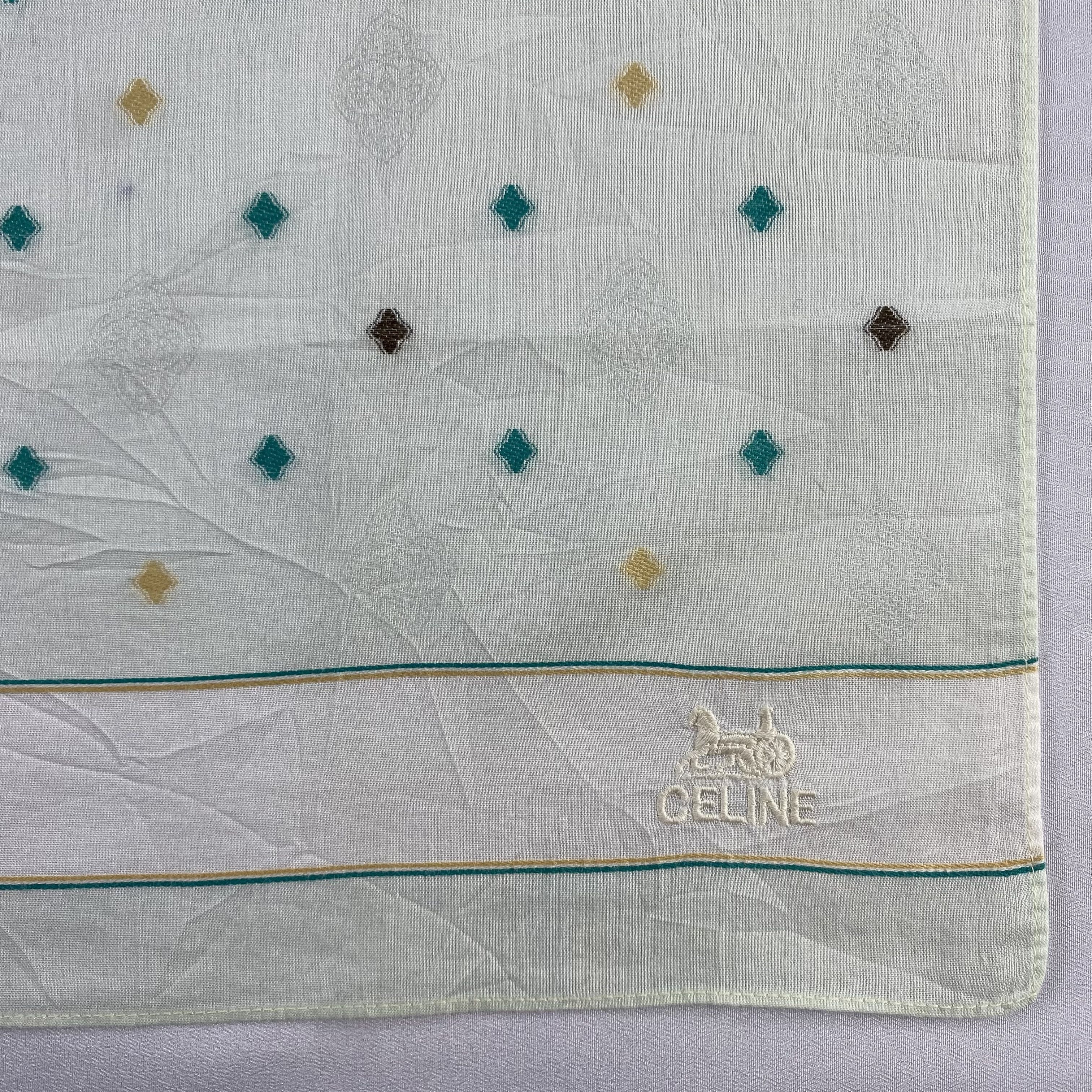 Celine × Vintage Celine Neckerchief / Bandana / Handkerchief-P857 Size ONE SIZE - 3 Thumbnail