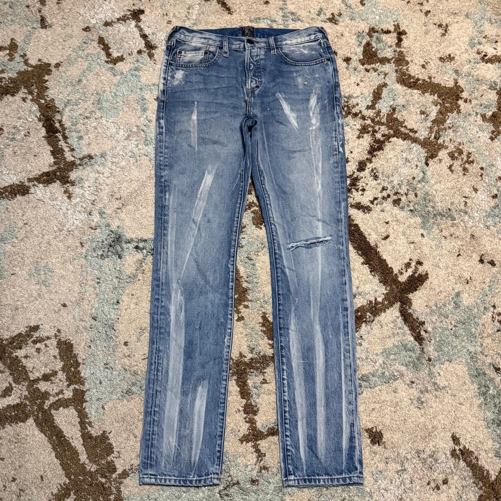 Prps Prps Le Sabre Slim Tapered Jeans Size 30x34 Distressed Size US 30 / EU 46 - 1 Thumbnail