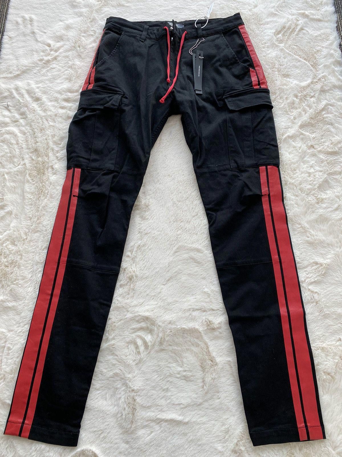 Amiri Amiri Black Track Cargo Denim Jeans Size US 32 / EU 48 - 1 Thumbnail