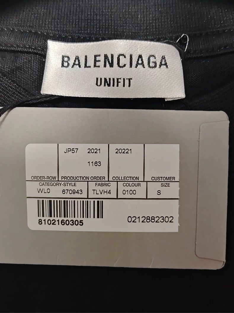 Balenciaga Balenciaga Letter rhinestone short sleeve T-shirt 2503-Next Size US S / EU 44-46 / 1 - 4 Thumbnail