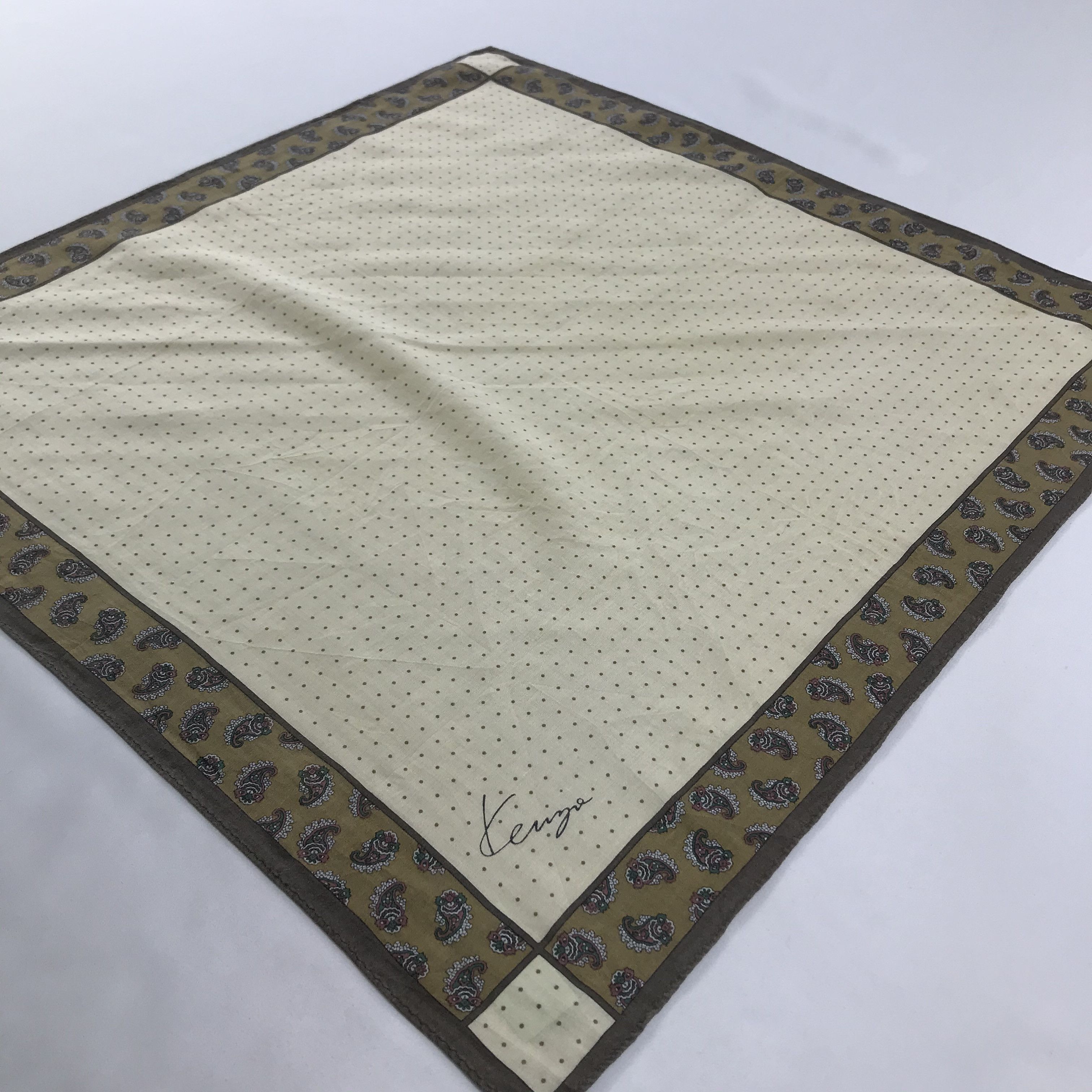 Kenzo × Vintage Kenzo Bandana / Handkerchief / Neckerchief - S1331 Size ONE SIZE - 2 Thumbnail