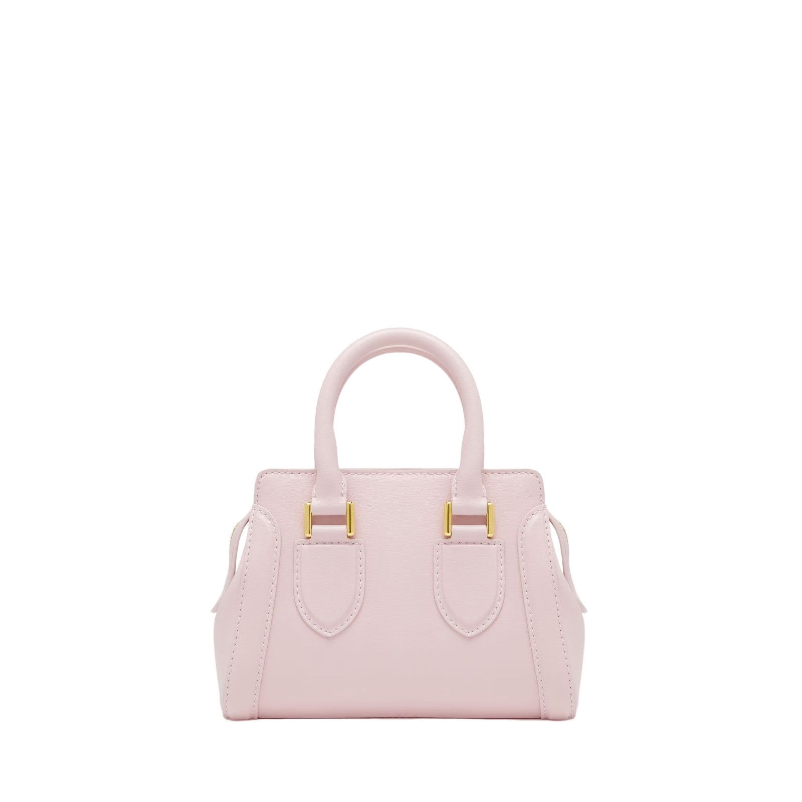 Alexander McQueen ALEXANDER MCQUEEN Birdee Mini $1750 Rose Leather Top Handle Size ONE SIZE - 3 Thumbnail