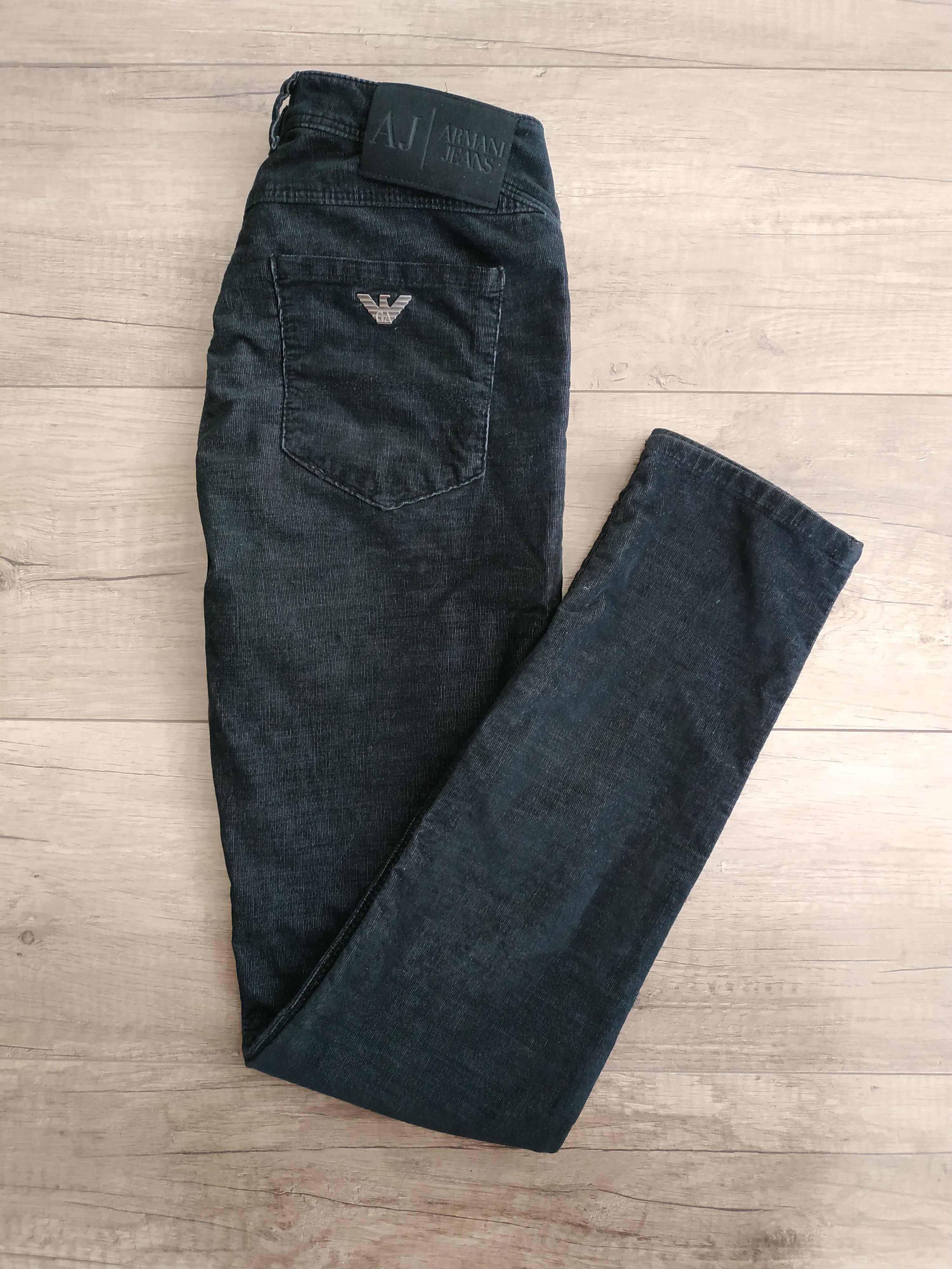 Armani Armani Women's Slim Fit Corduroy Pants-Trousers, W25 (XS) Size 25" / US 0 / IT 36 - 2 Thumbnail