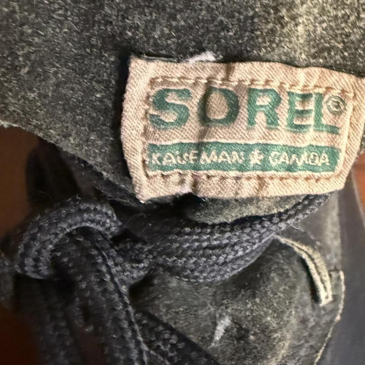 SOREL Vintage Sorel Kaufman Winter Suede Boots size 6 Women Black Size US 6 / IT 36 - 3 Thumbnail