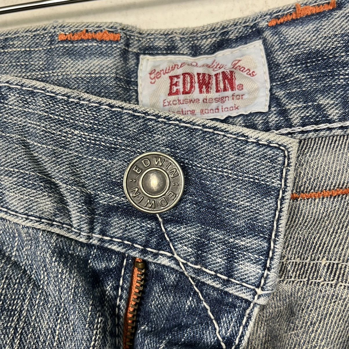Edwin Vintage Edwin Distressed Workwear Denim Jeans Size US 34 / EU 50 - 10 Thumbnail