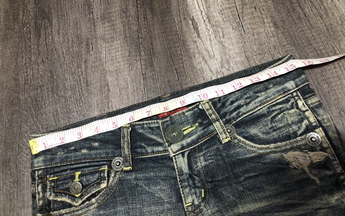 Japanese Brand Maraxia Distressed denim Jeans Size 31" - 16 Thumbnail