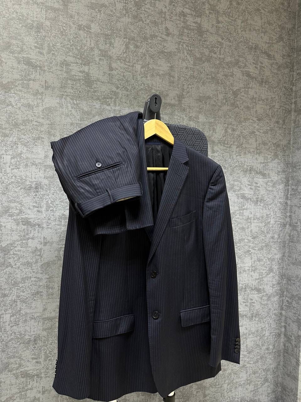 Vintage × Z Zegna Vintage Costume Pants And Blazer Z Zegna Suit Blue Size 38R - 18 Thumbnail