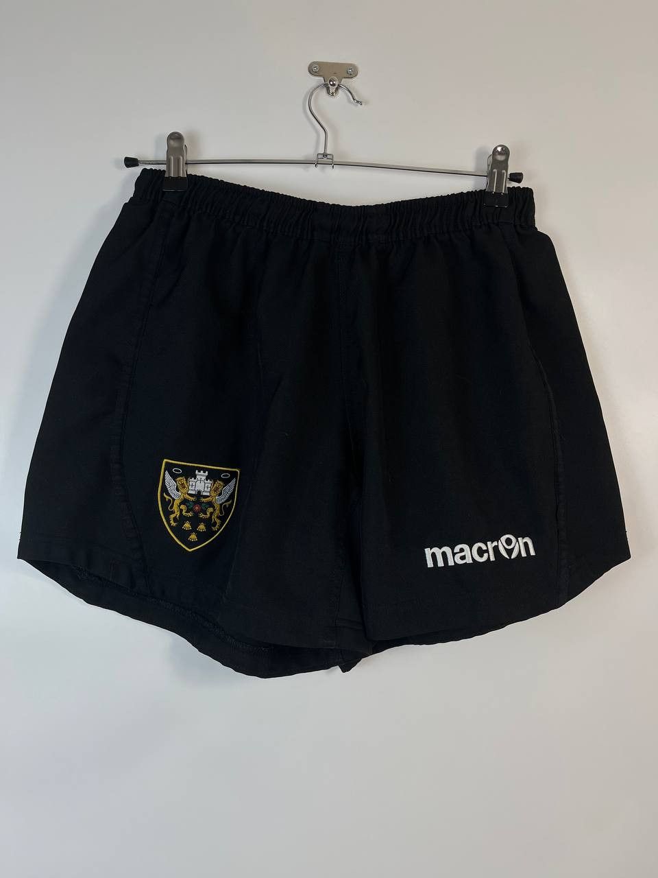 Macron NORTHAMPTON SAINTS RUGBY SHORTS MACRON BLACK MENS SIZE XXL Size US 40 / EU 56 - 1 Thumbnail