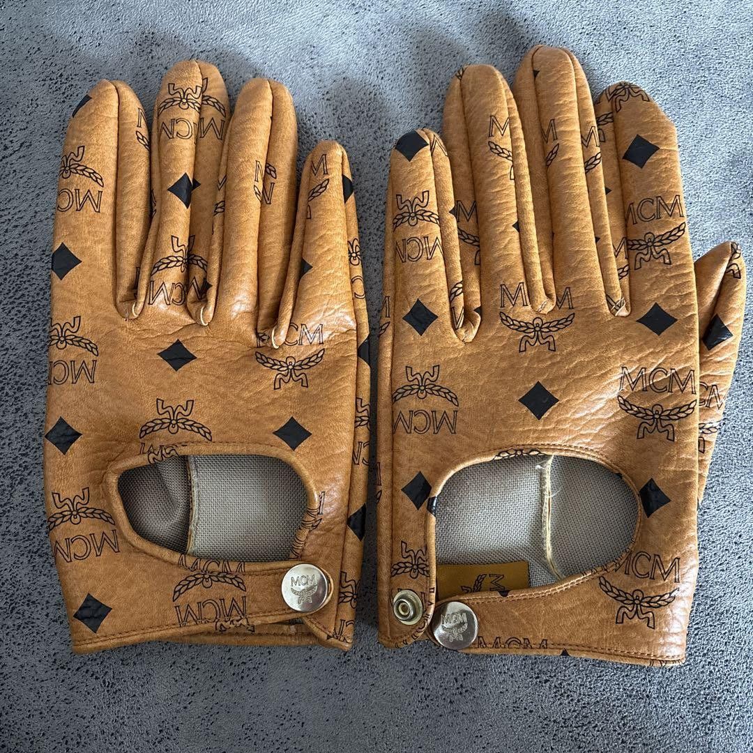 MCM Ultra Rare Blue Monogram Gloves Size ONE SIZE - 1 Thumbnail