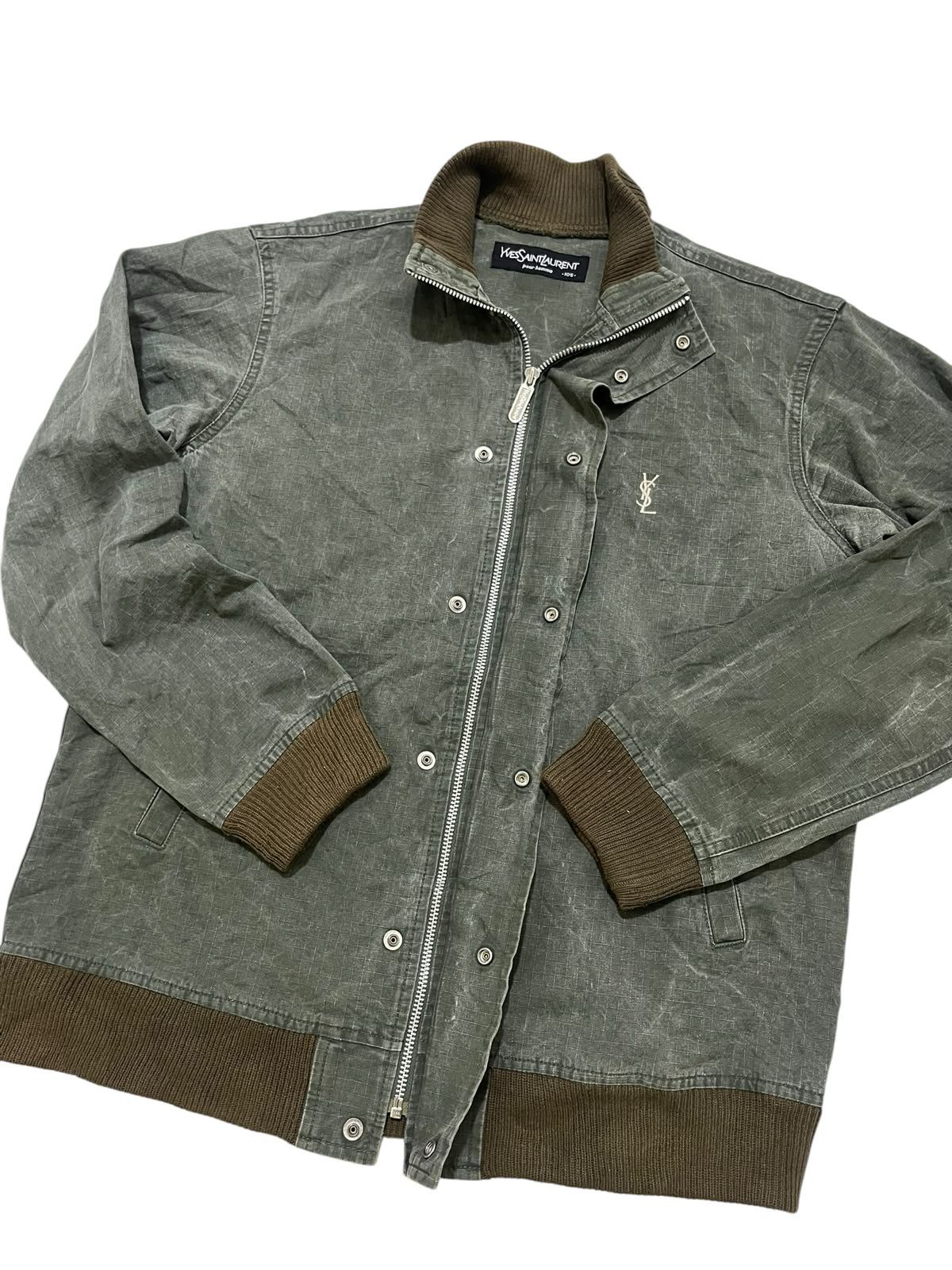 Yves Saint Laurent Yves Saint Laurent Pour Homme Canvas Jacket Size US M / EU 48-50 / 2 - 3 Thumbnail