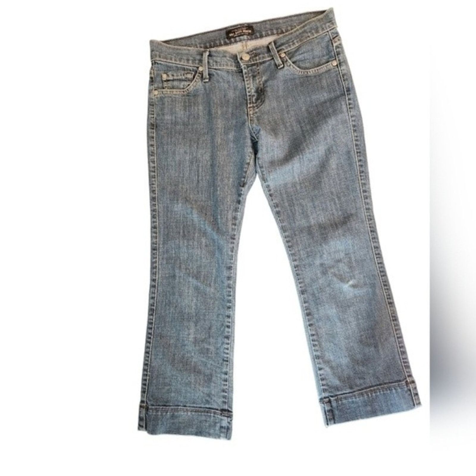 James Jeans James Jeans Cropped Dry Aged Denim Jeans 27 Size 27" / US 4 / IT 40 - 7 Thumbnail