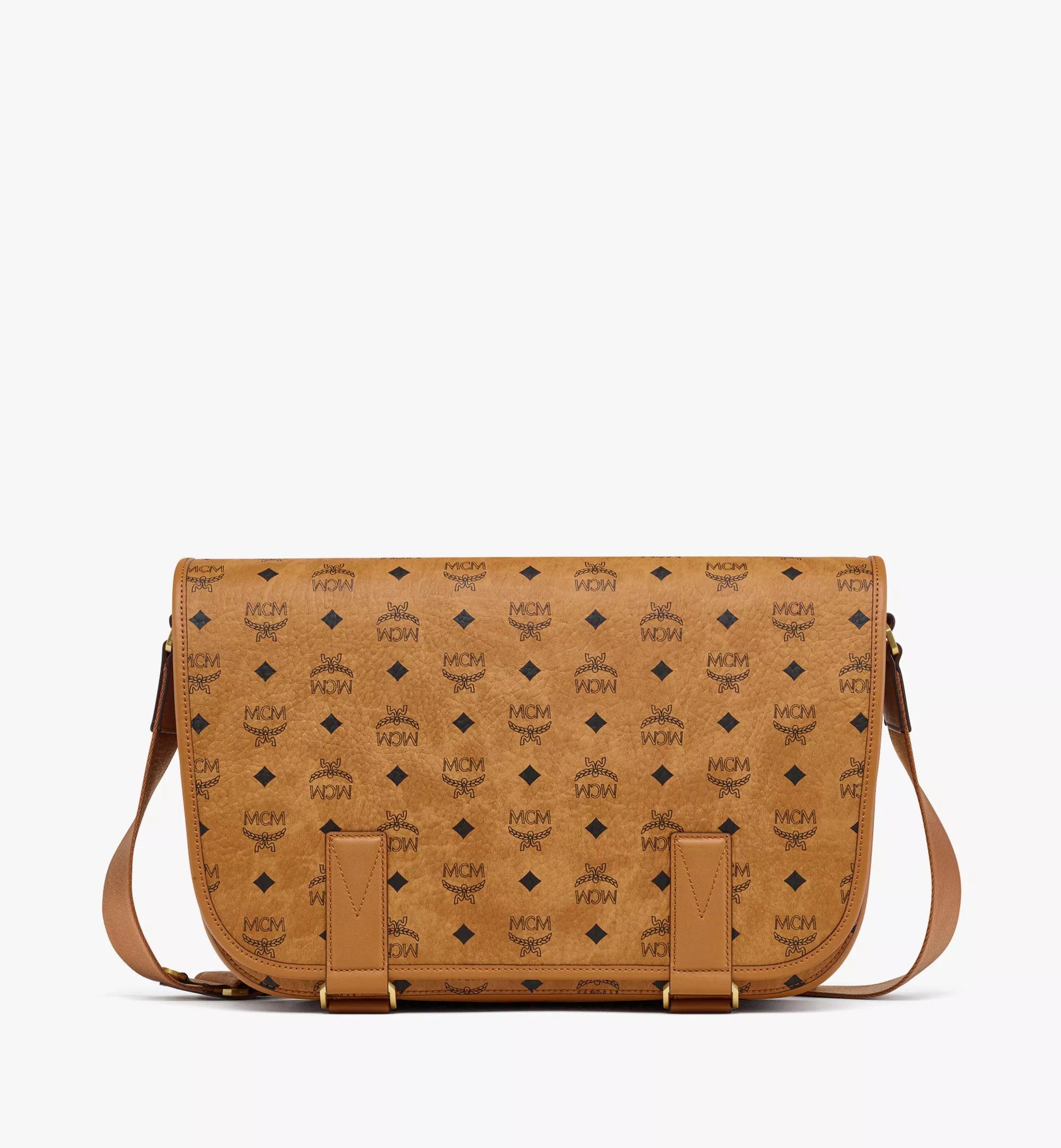 MCM o1mt1gz0725 Size: OS / Messenger Medium Bag in Brown Size ONE SIZE - 1 Thumbnail