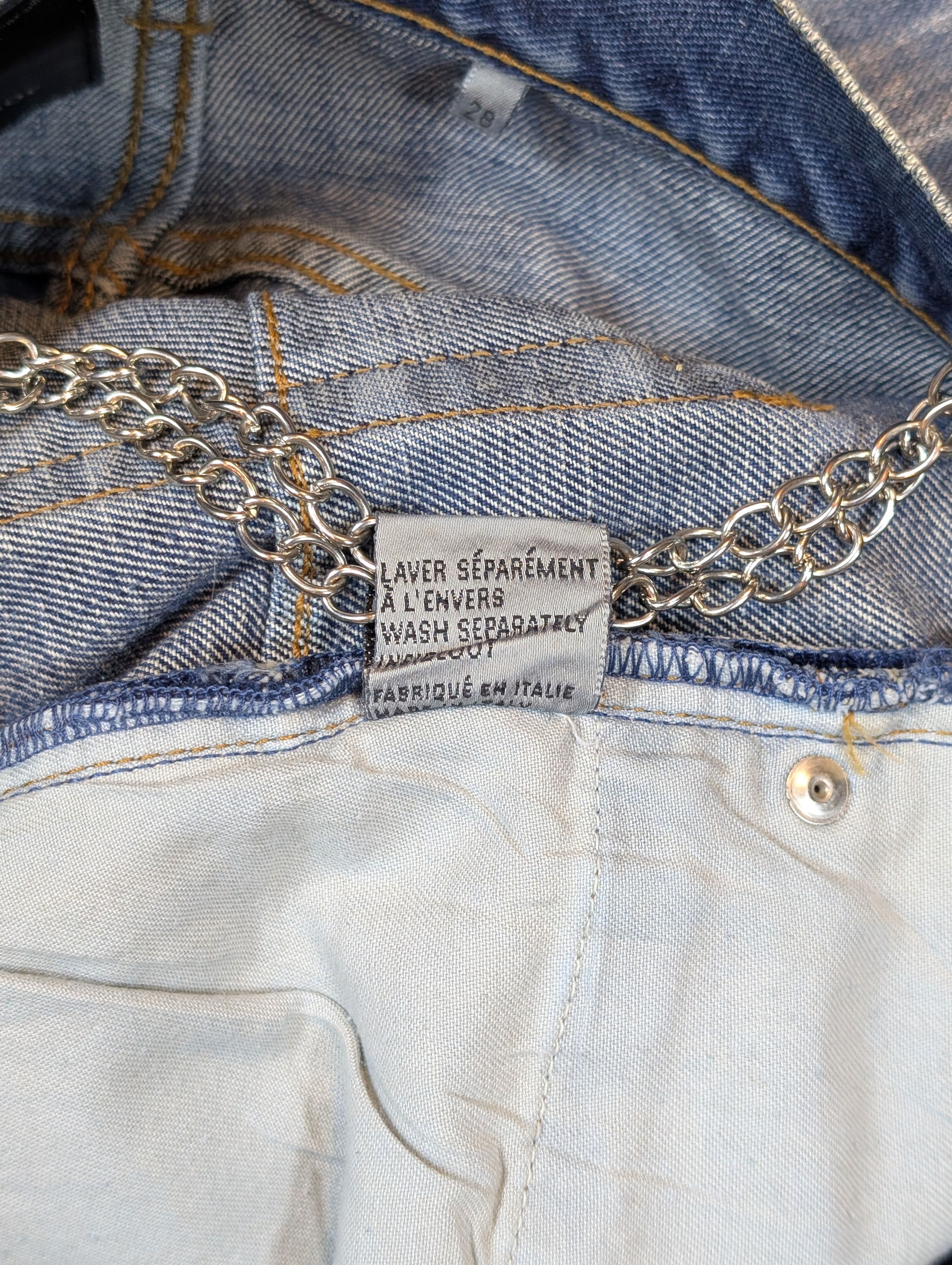 Dior × Hedi Slimane Dior Homme Think Fast Silver Wax SS08 Kris Van Assche Size US 28 / EU 44 - 6 Thumbnail