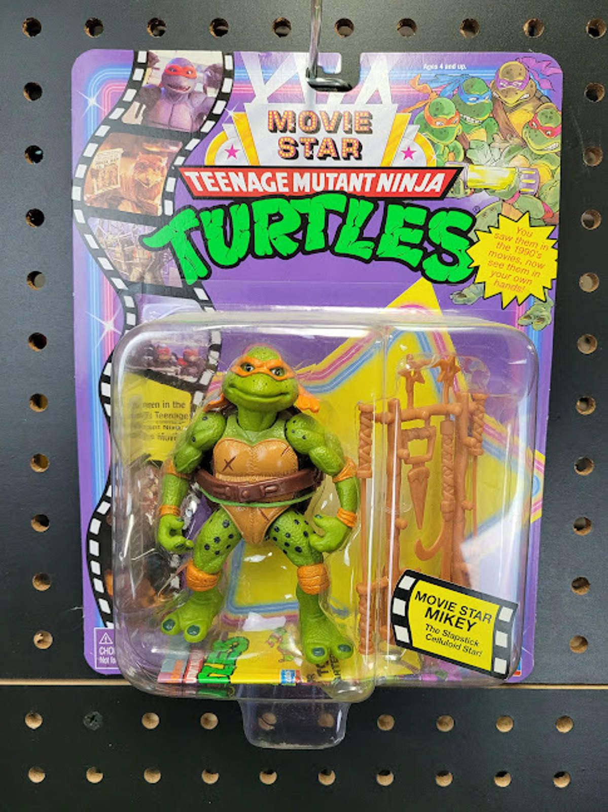 Nickelodeon TMNT Movie Star Mikey Action Figure - Radical Fun! Size ONE SIZE - 1 Thumbnail