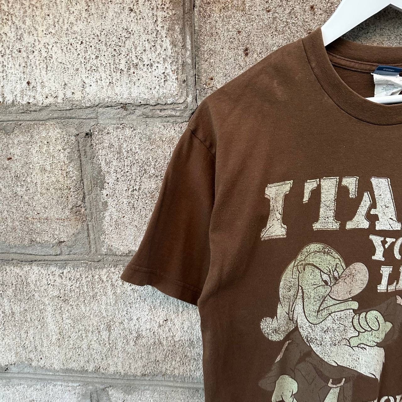 Disney VTG Disney The Grumphy T-shirts Big Logo Joke Humor Y2K 00s Size US L / EU 52-54 / 3 - 5 Thumbnail