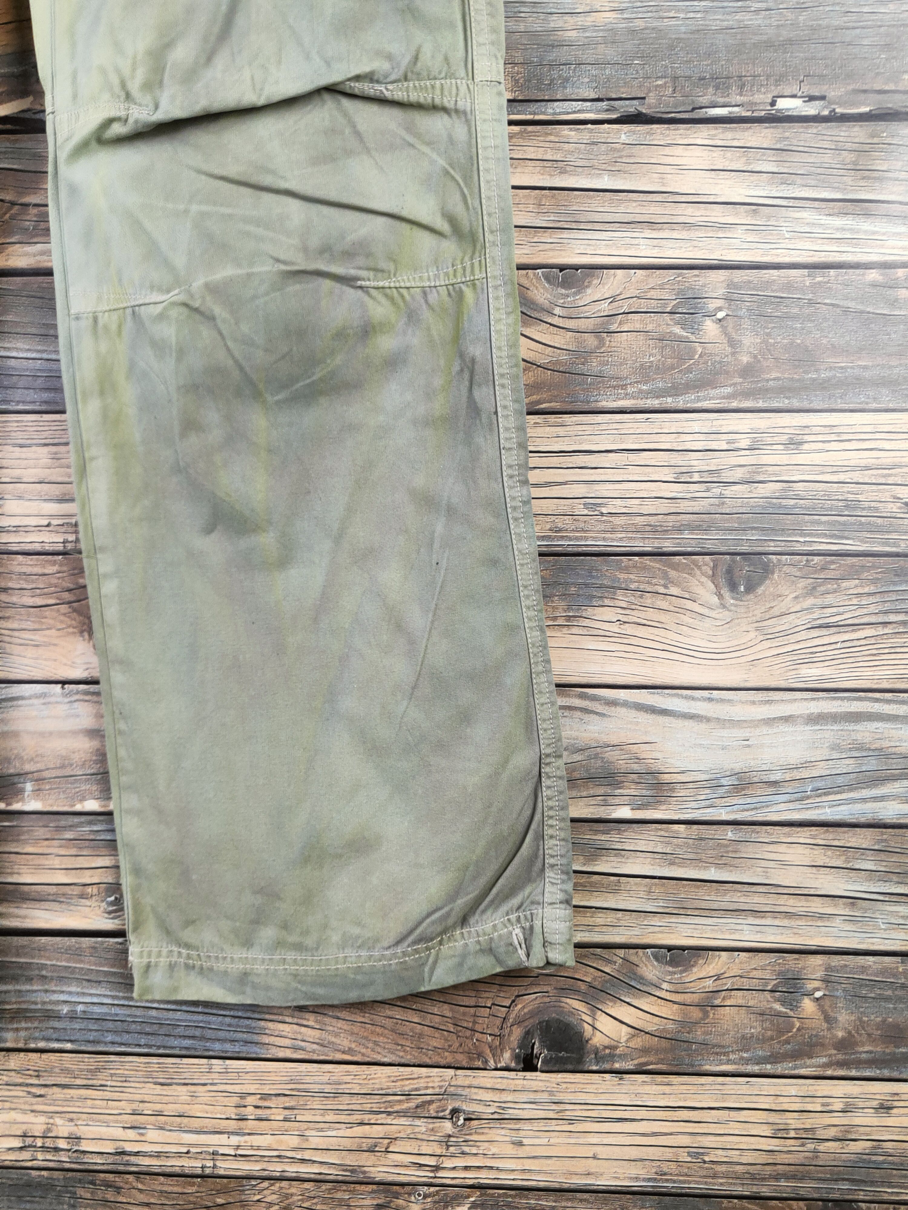 Aeropostale DL Aeropostale Green Faded Multipocket Cargo Pants #46-359 Size 28" / US 6 / IT 42 - 6 Thumbnail