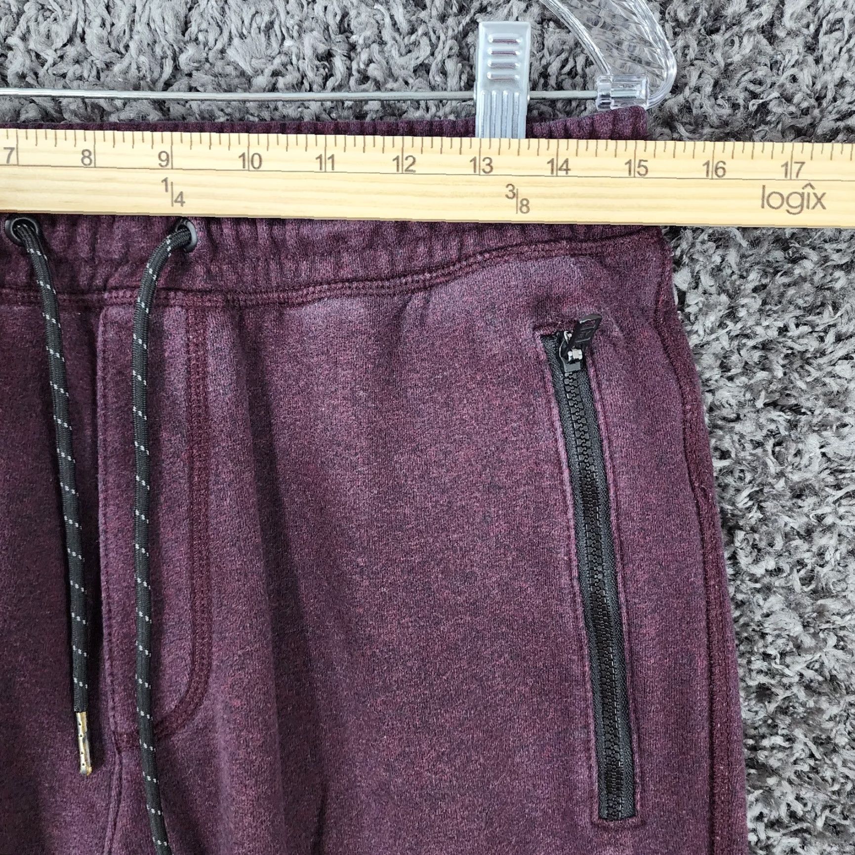American Eagle Outfitters American Eagle Mens Sweatpants Size M Elastic Waist Purple Casual Pants Men Size US 31 - 4 Thumbnail