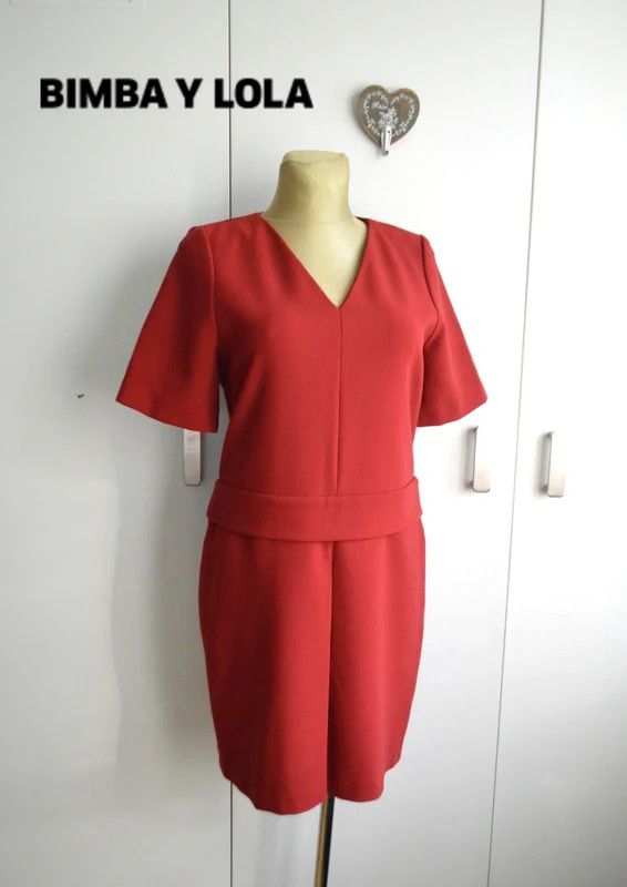 BIMBA Y LOLA Bimba Y Lola Premium Dress Like New Medium Red Size M / US 6-8 / IT 42-44 - 1 Thumbnail