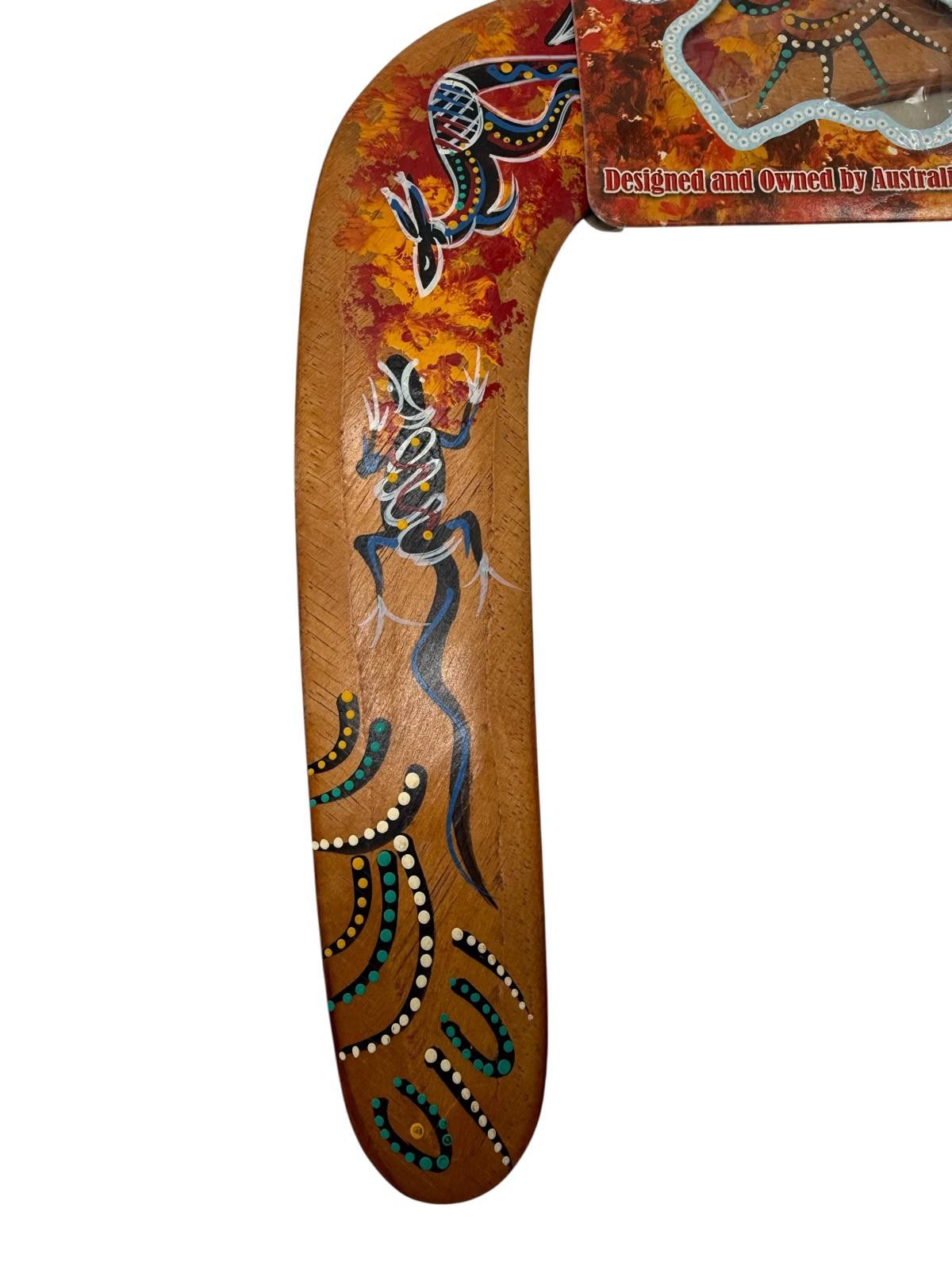 Other Hand Painted Returning Boomerang Designed by World Champion Size ONE SIZE - 4 Thumbnail